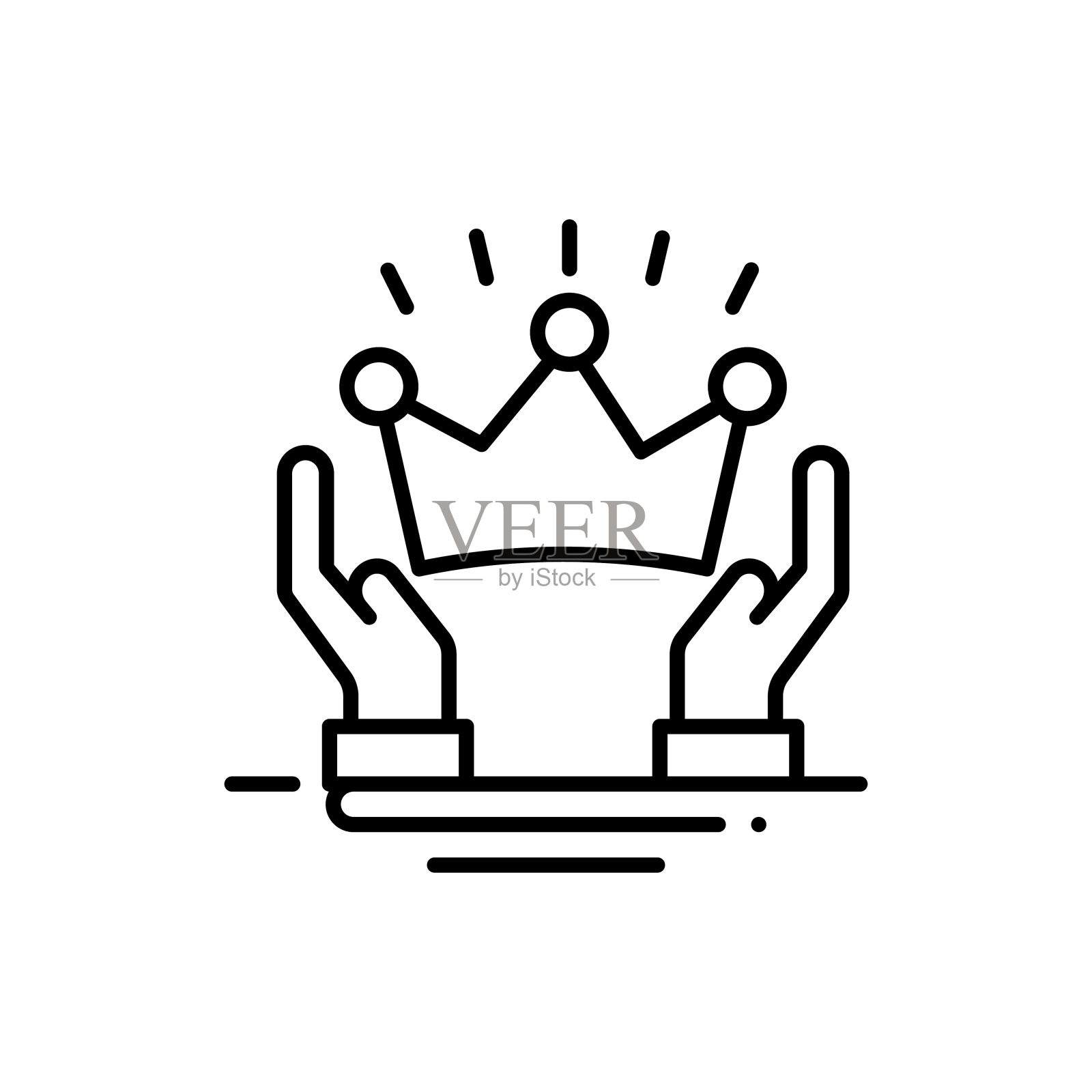 竞争优势插画图片素材