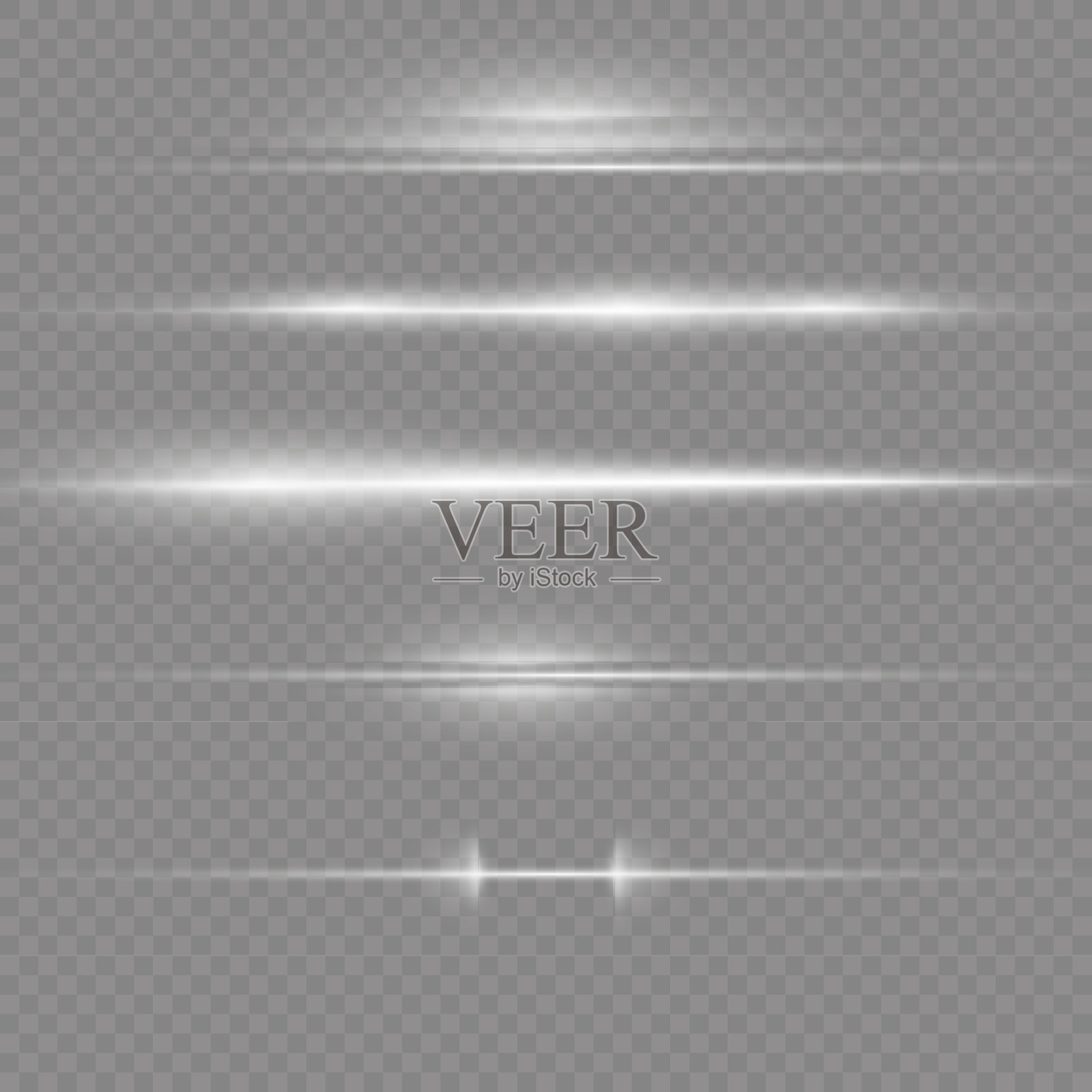 白色的光。设计元素图片