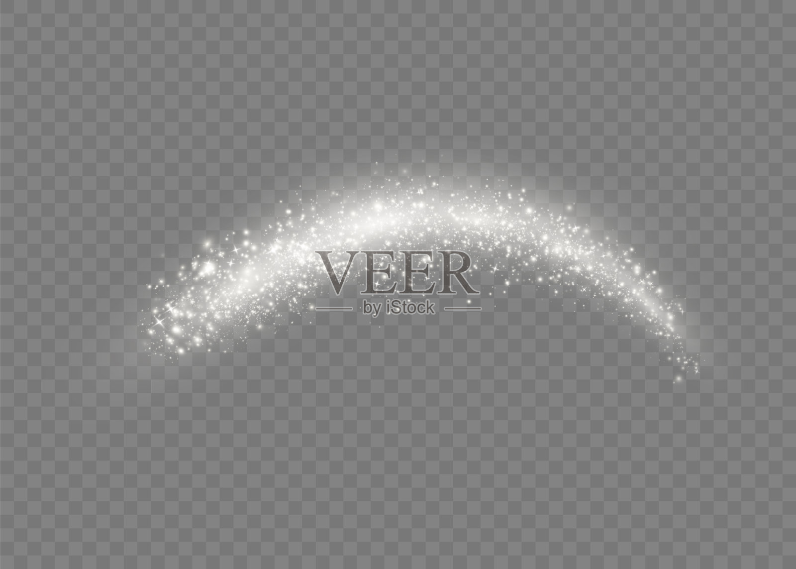 闪闪发光的魔法尘埃设计元素图片