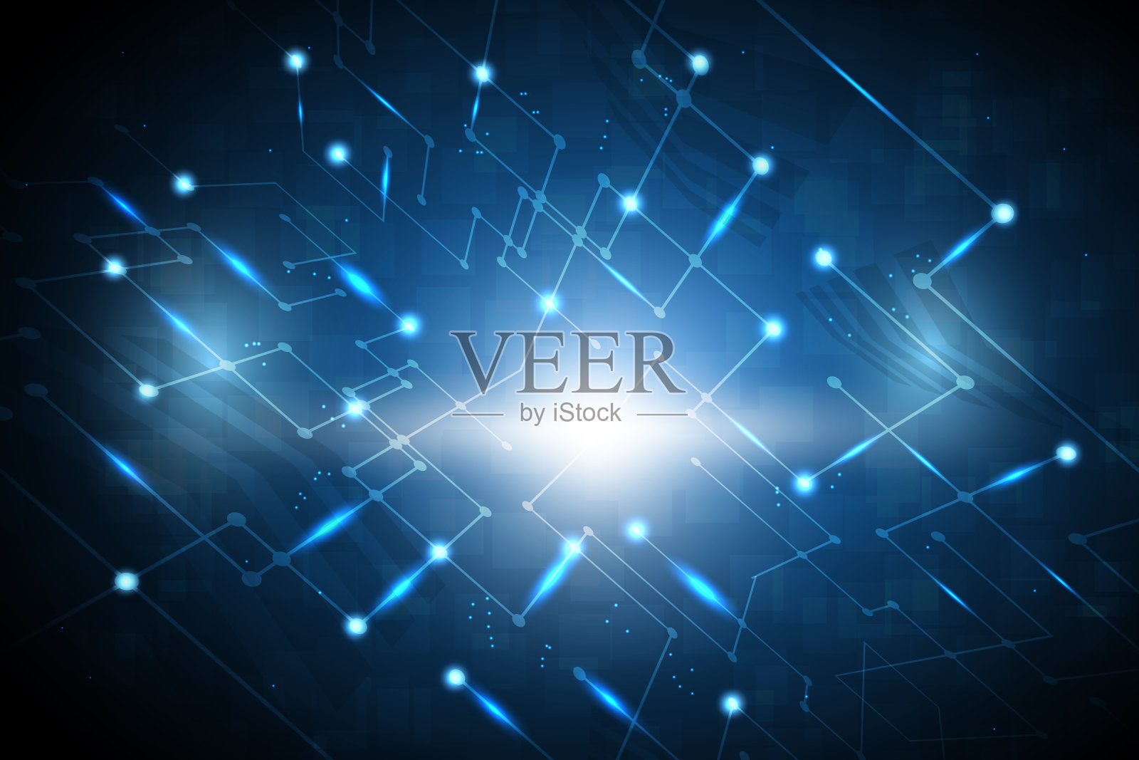 抽象的技术背景。插画图片素材