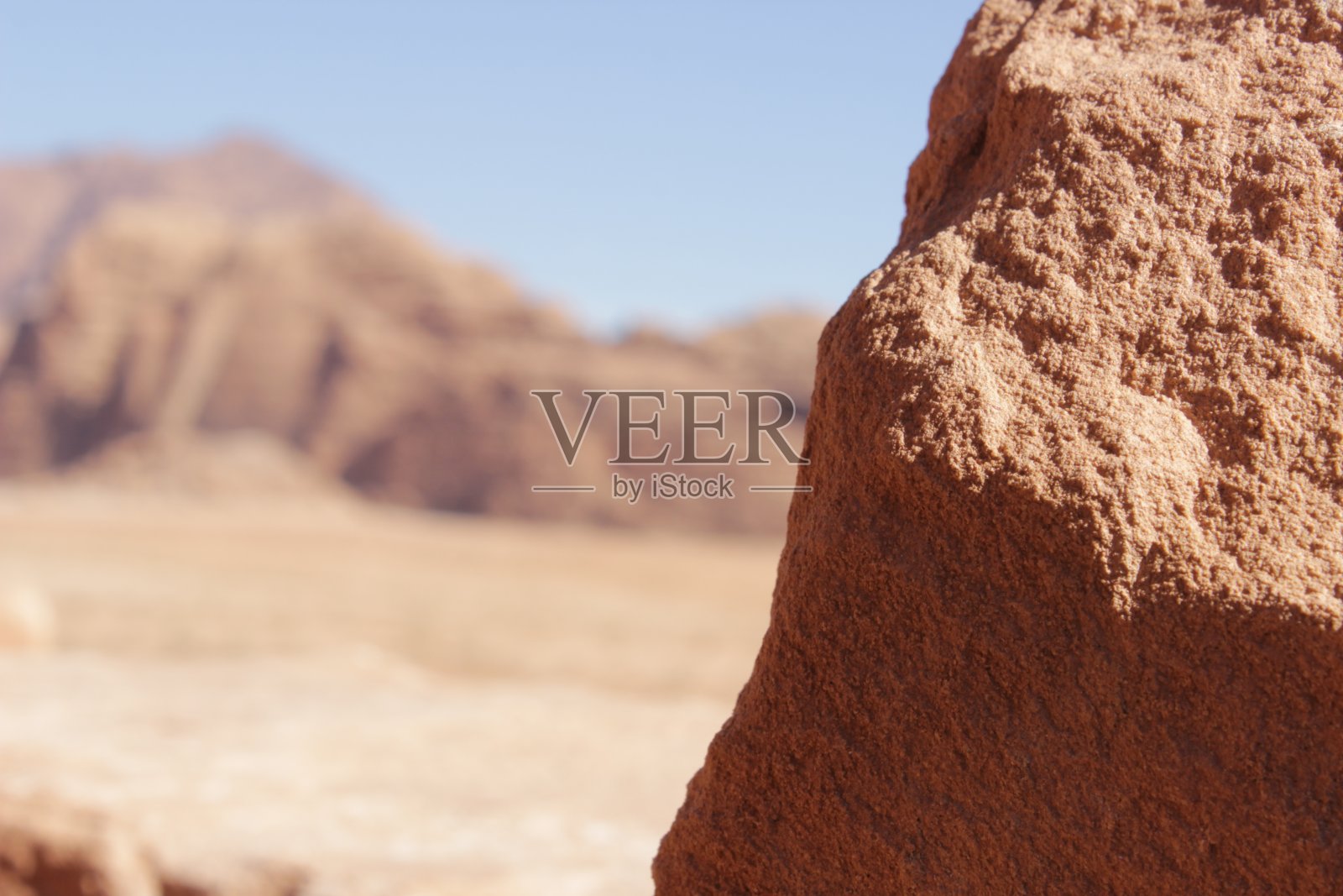 瓦迪拉姆沙漠岩石特写照片摄影图片
