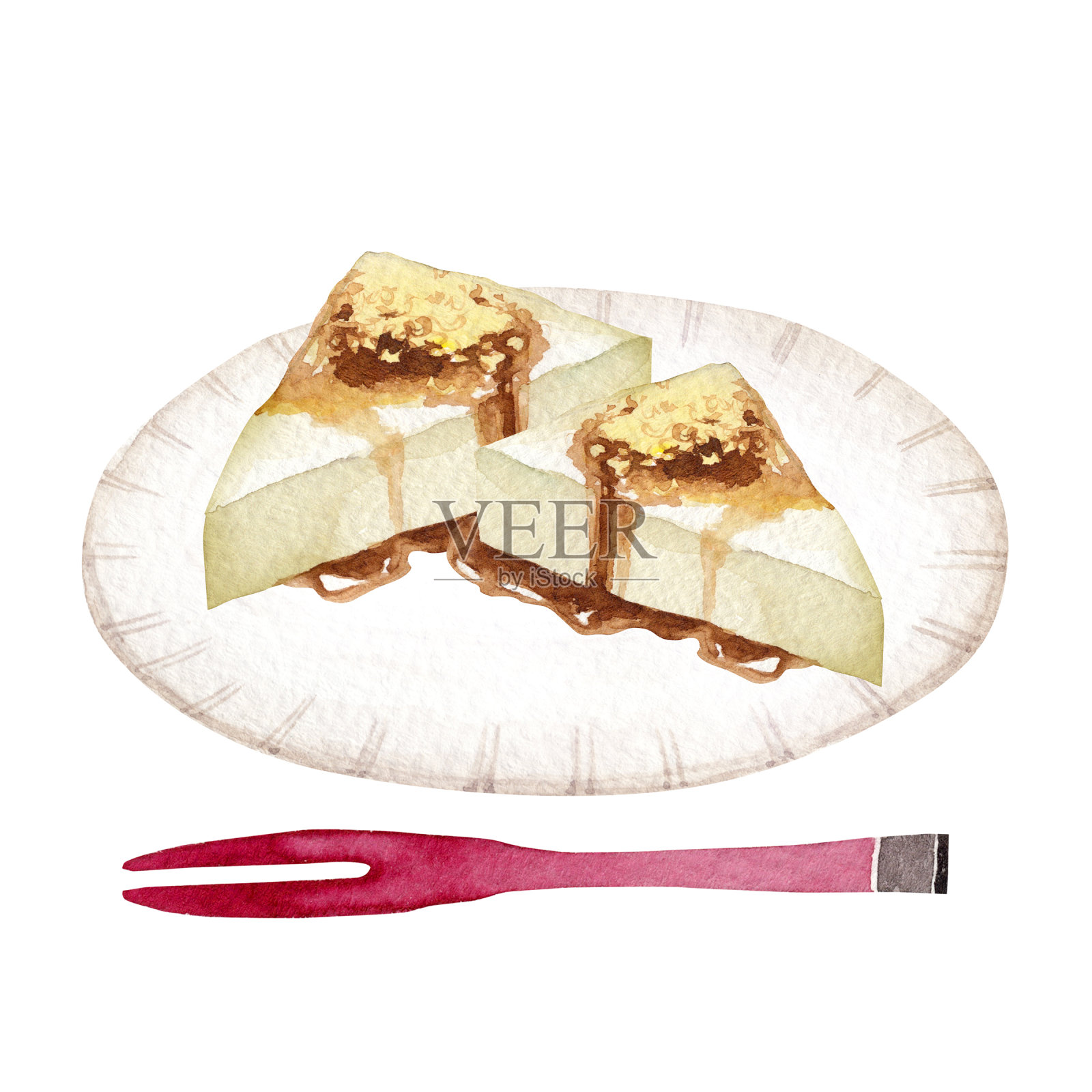 日本糖果Kuzumochi插画图片素材