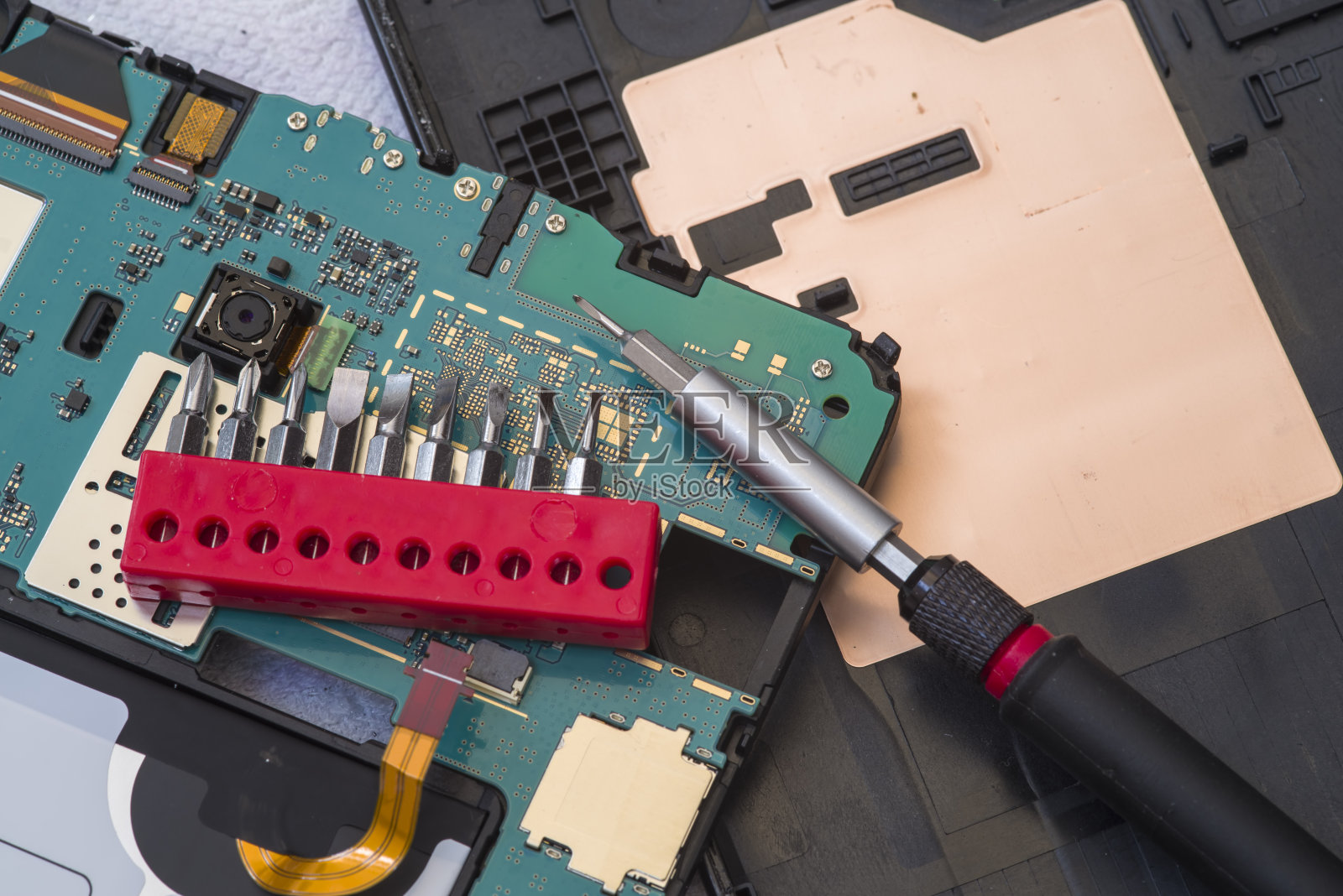 平板电脑维修照片摄影图片