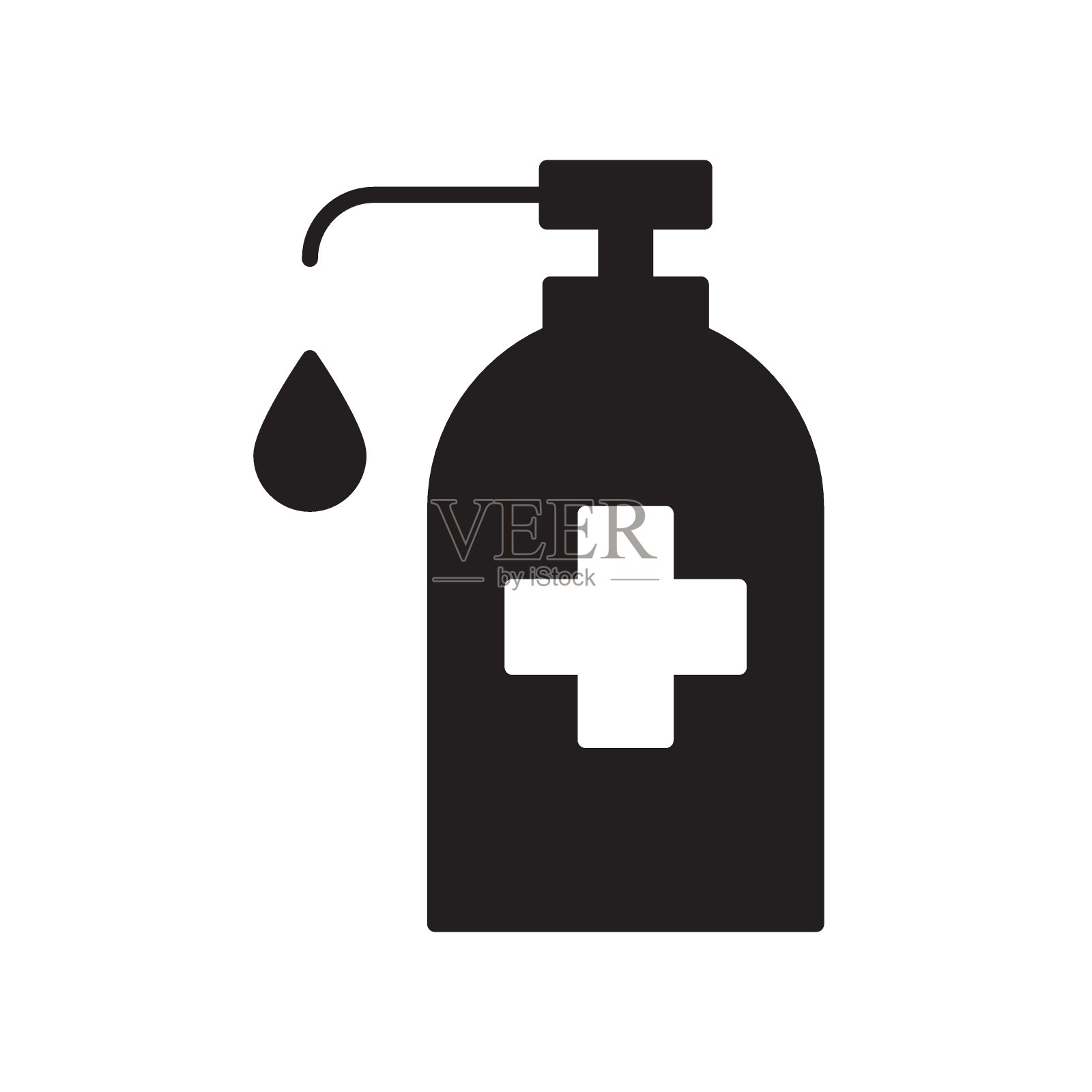 清洁手插画图片素材