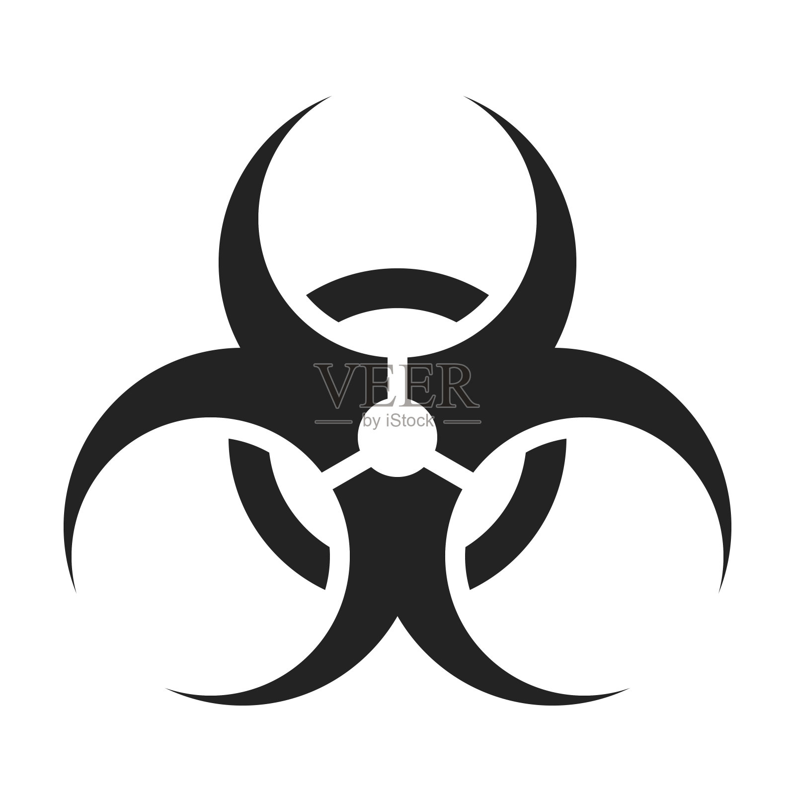 生物危害的象征。生物危险有毒迹象插画图片素材