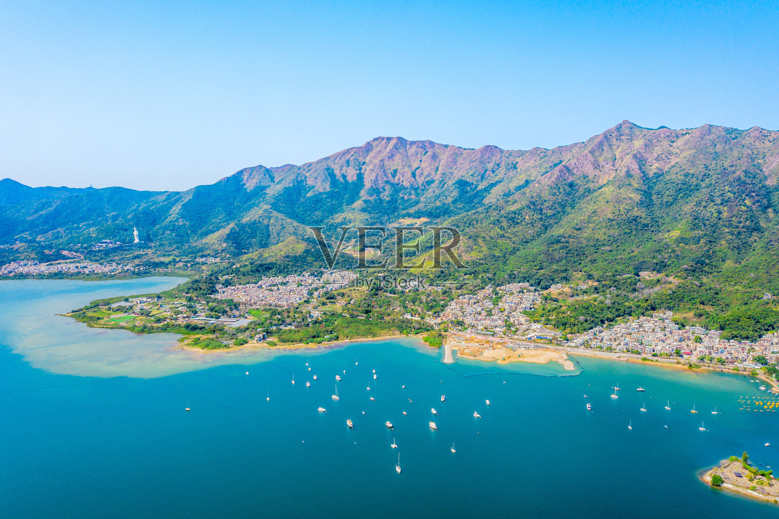 香港大埔大美督的无人机照片照片摄影图片