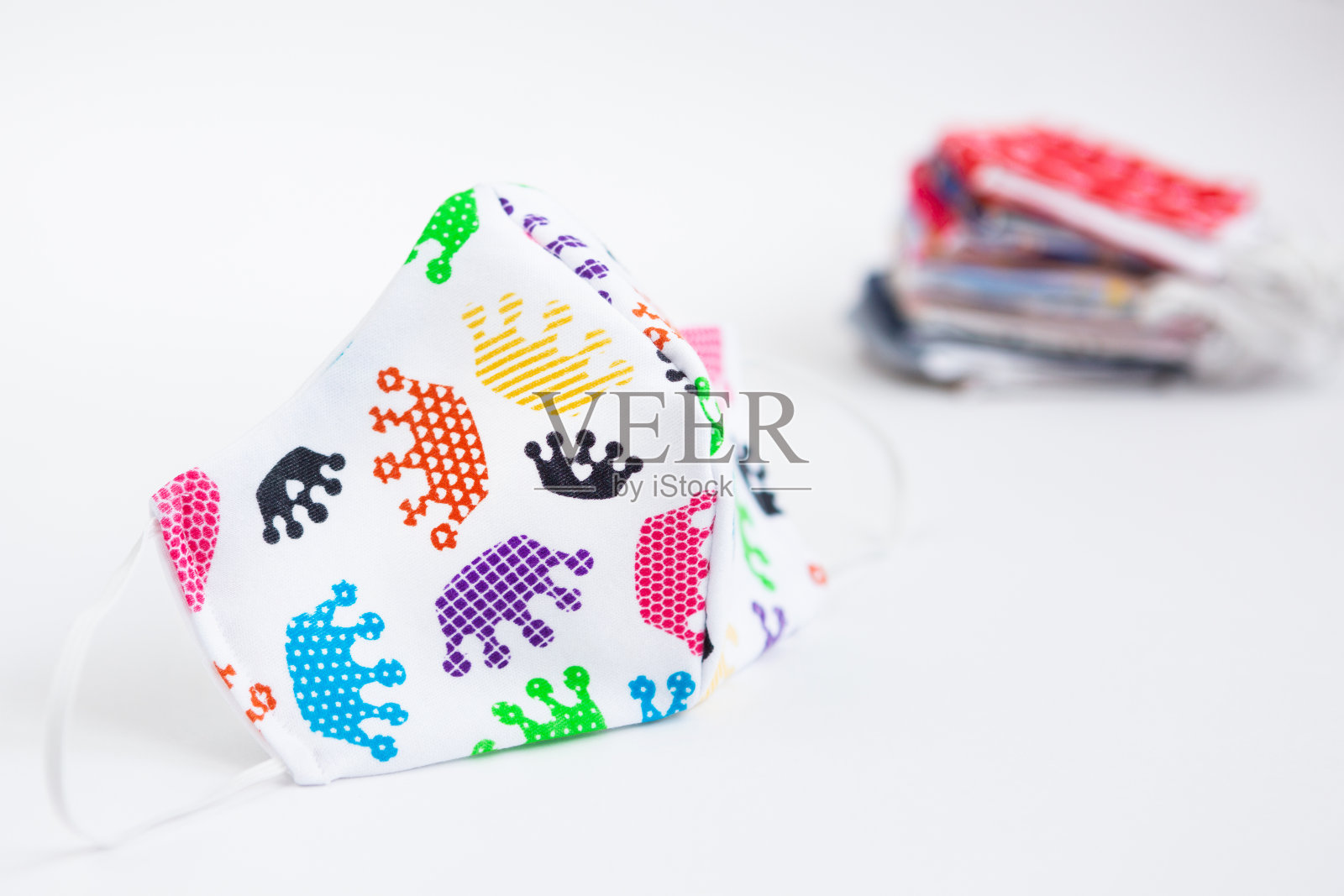 面料颜色面具照片摄影图片