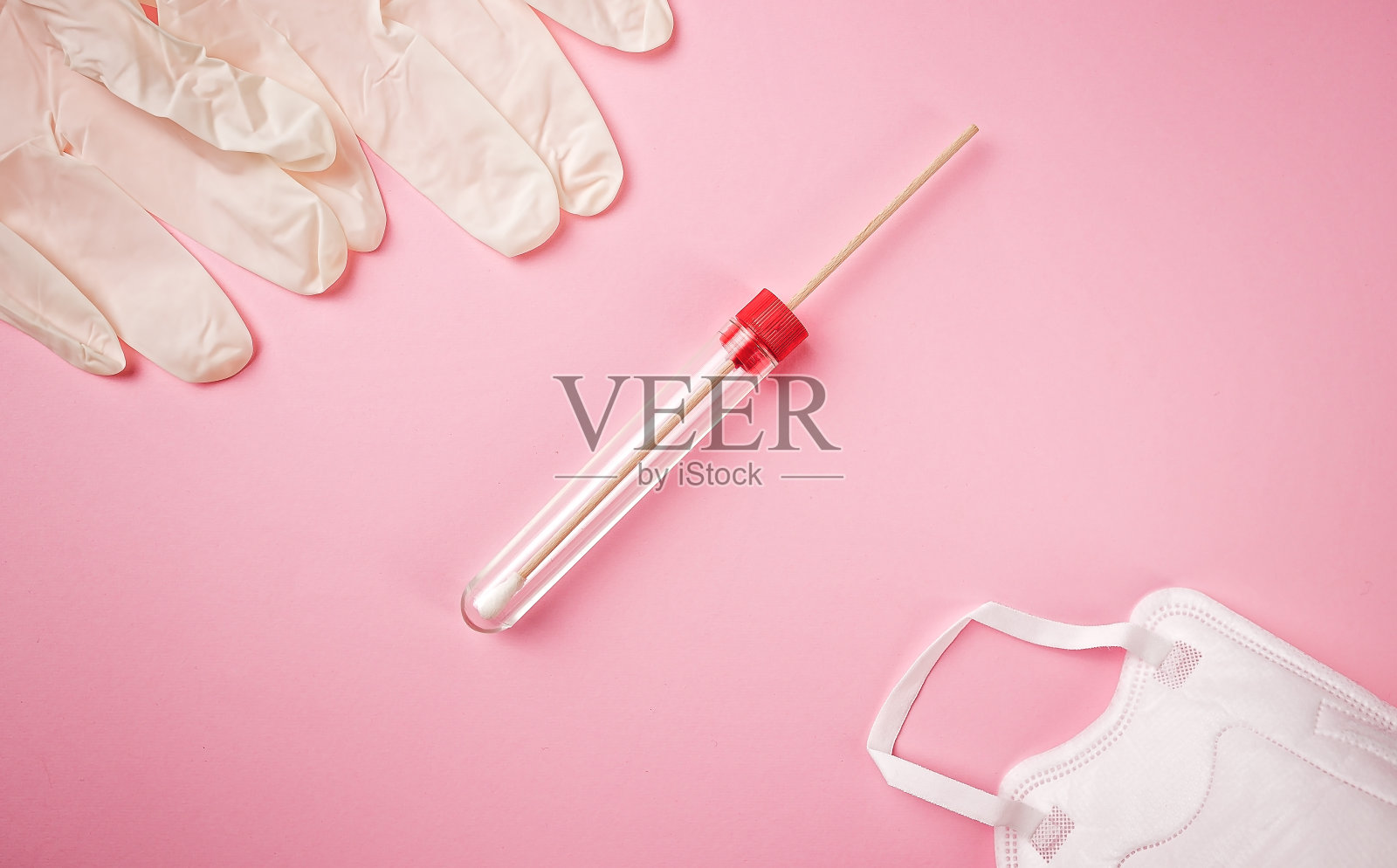 冠状病毒平面背景照片摄影图片