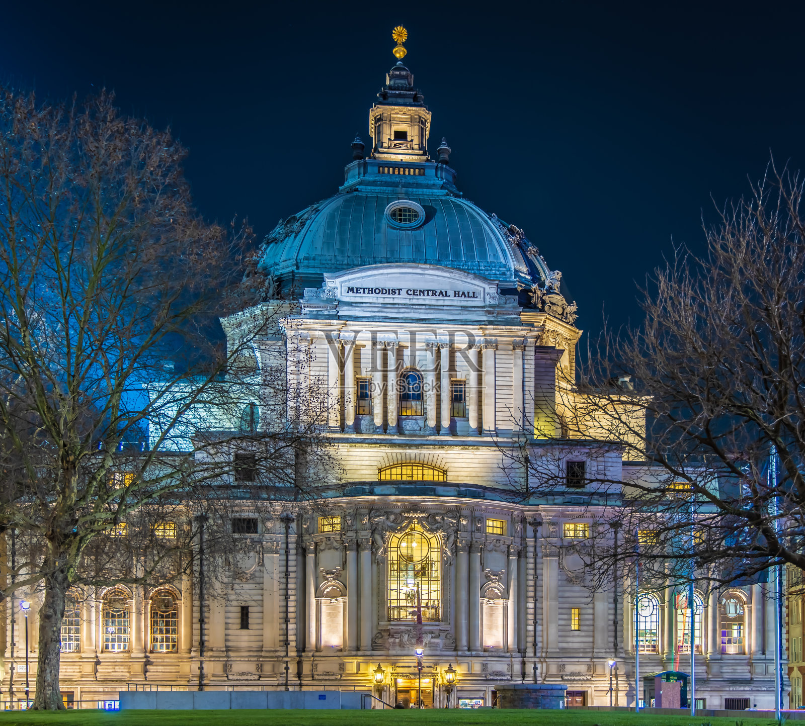 伦敦西敏寺夜景照片摄影图片