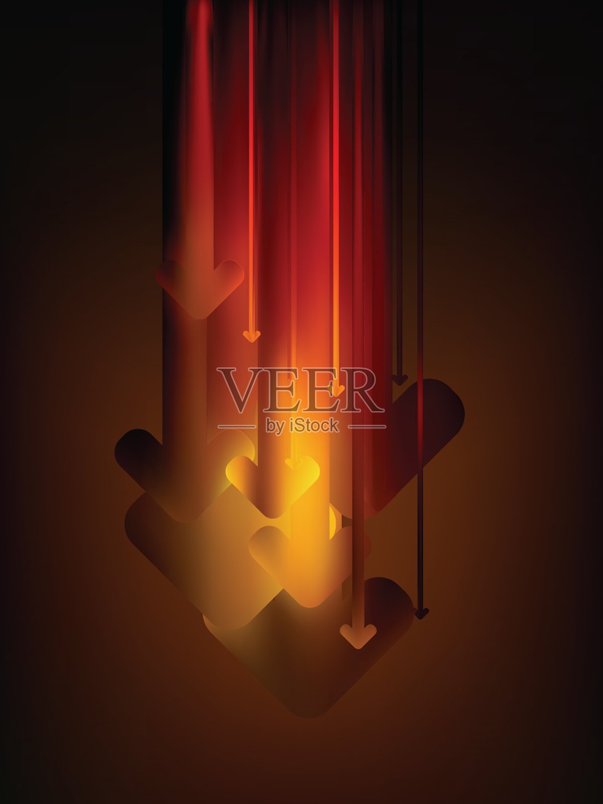 抽象的箭头背景插画图片素材