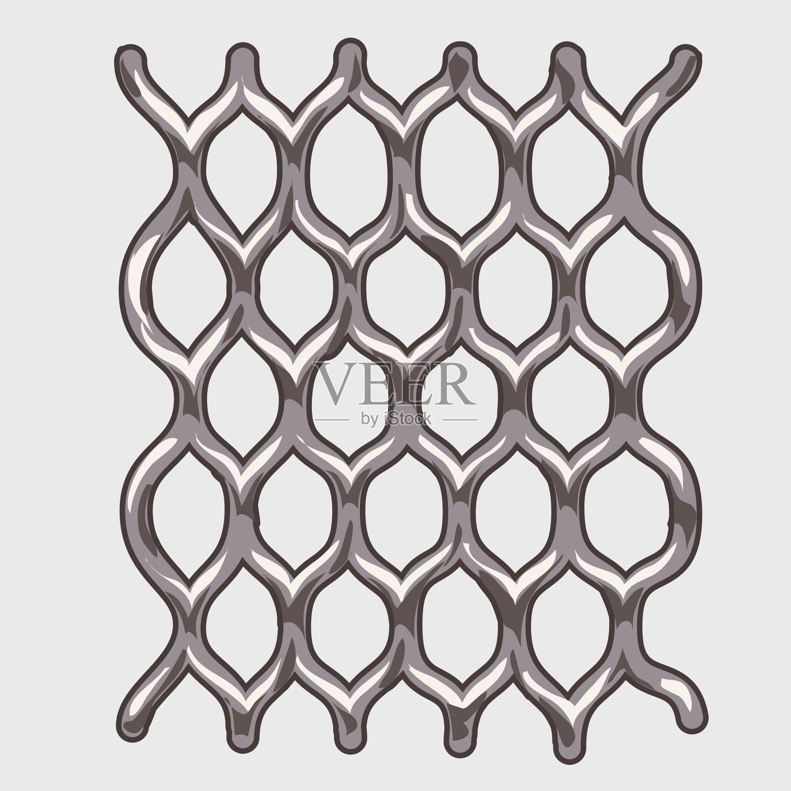 部分为铁灰色网眼插画图片素材