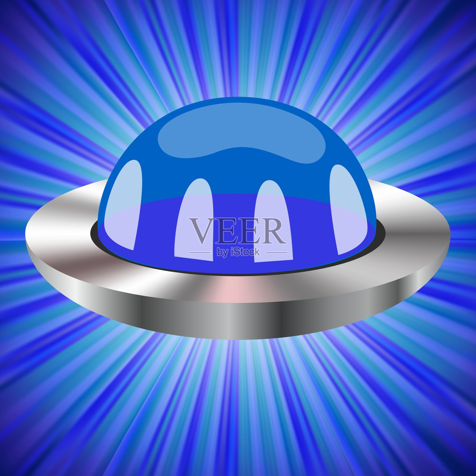 宇宙飞船插画图片素材