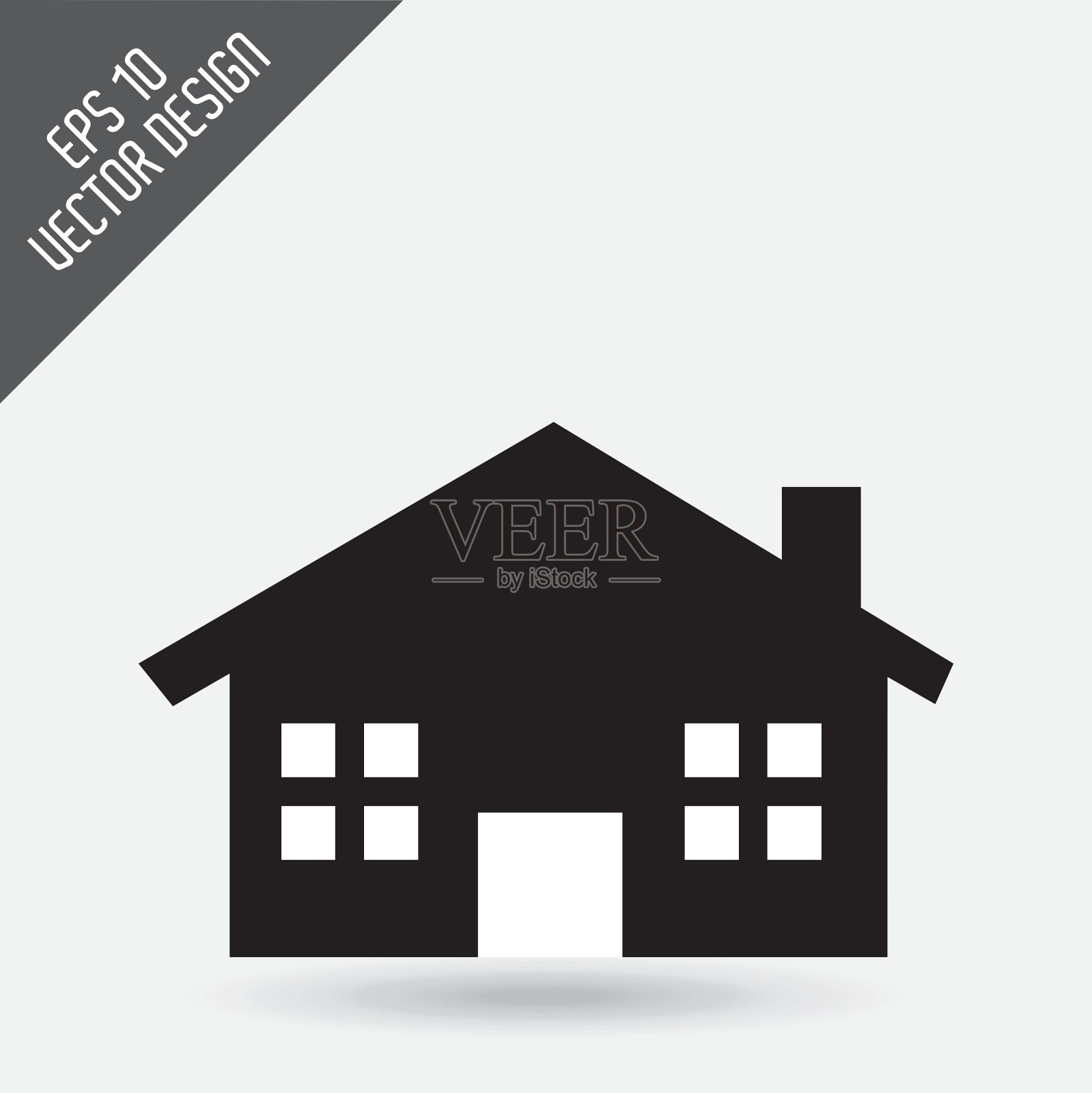 建筑图标设计插画图片素材