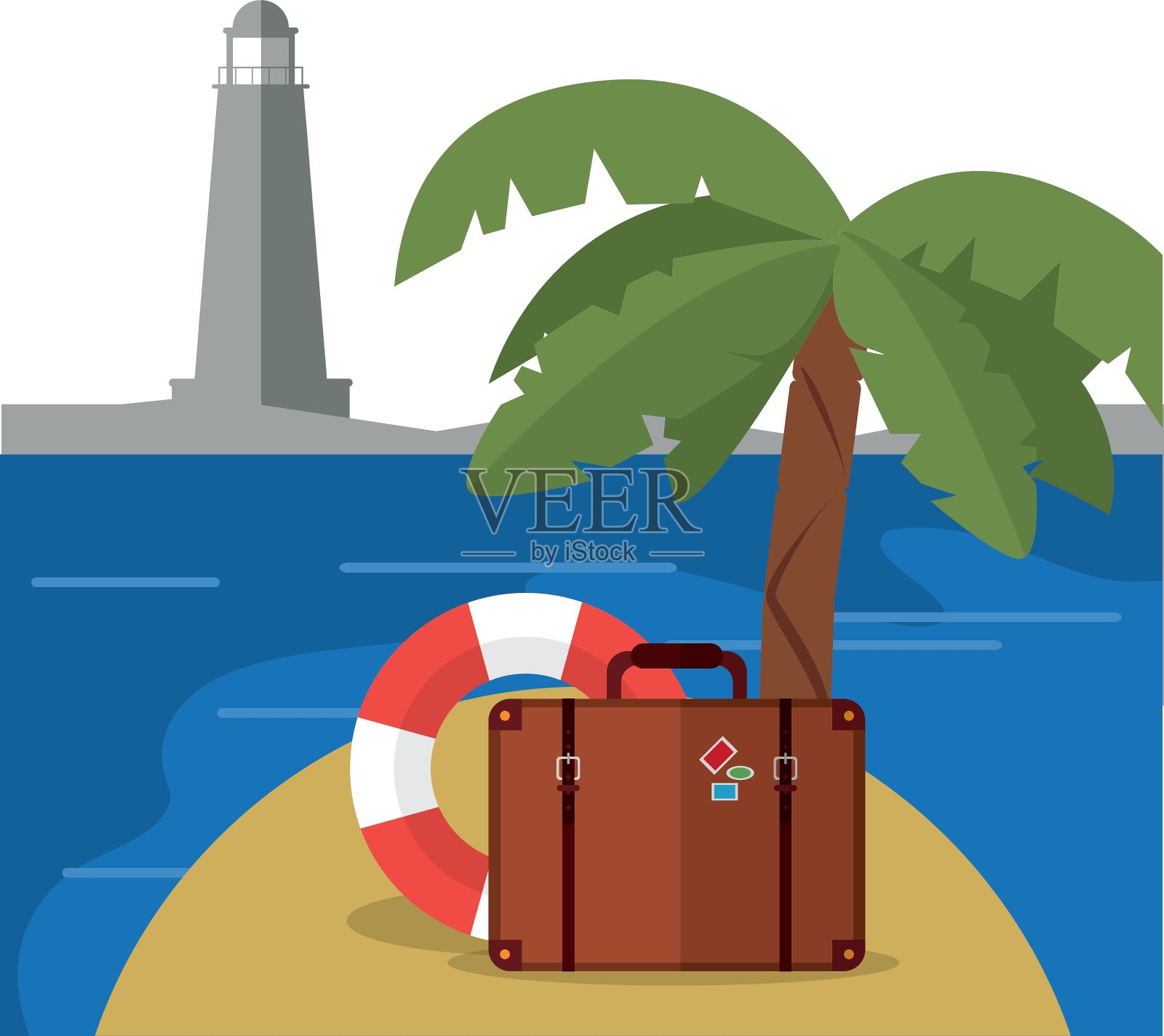 假期及夏季设计插画图片素材