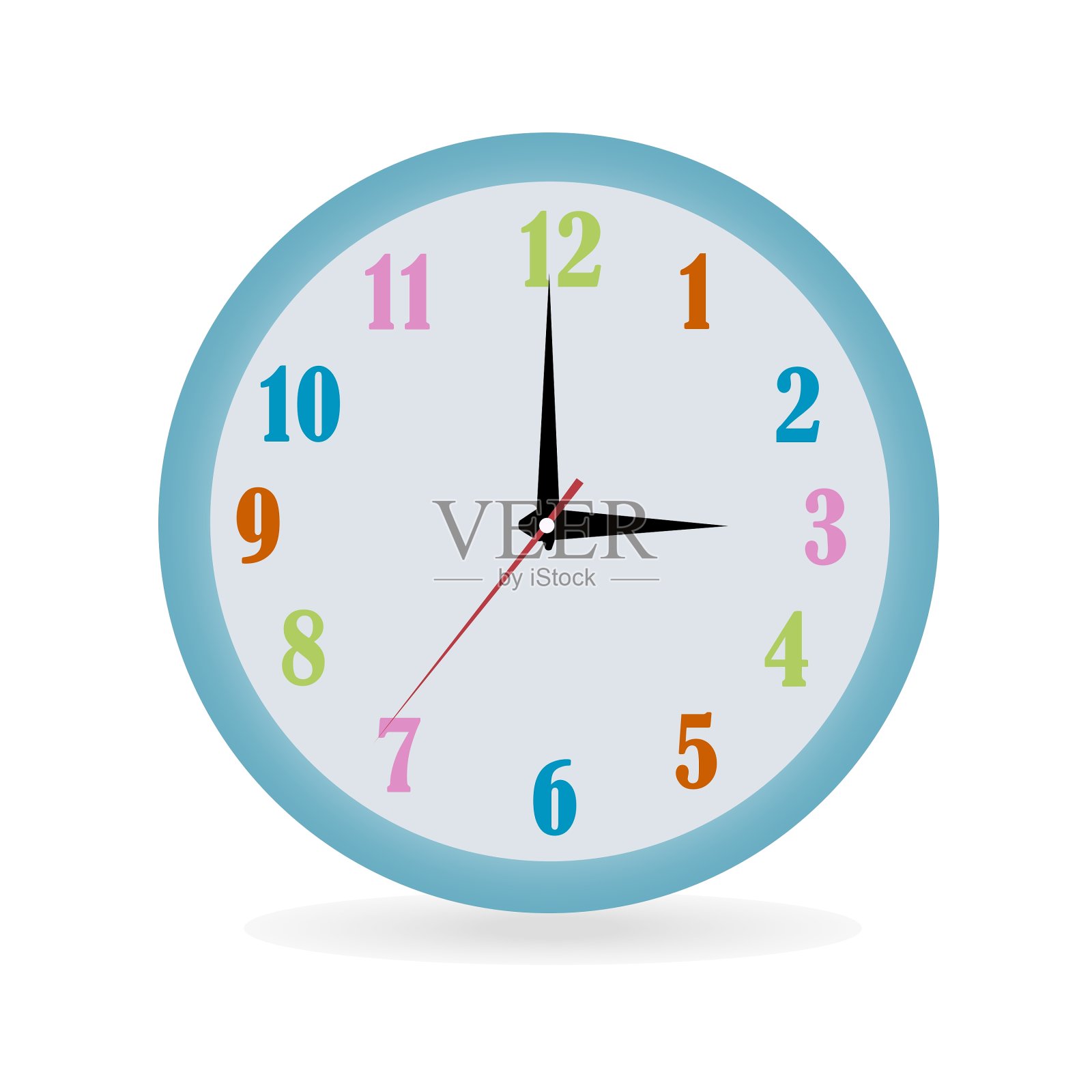 时钟插画图片素材