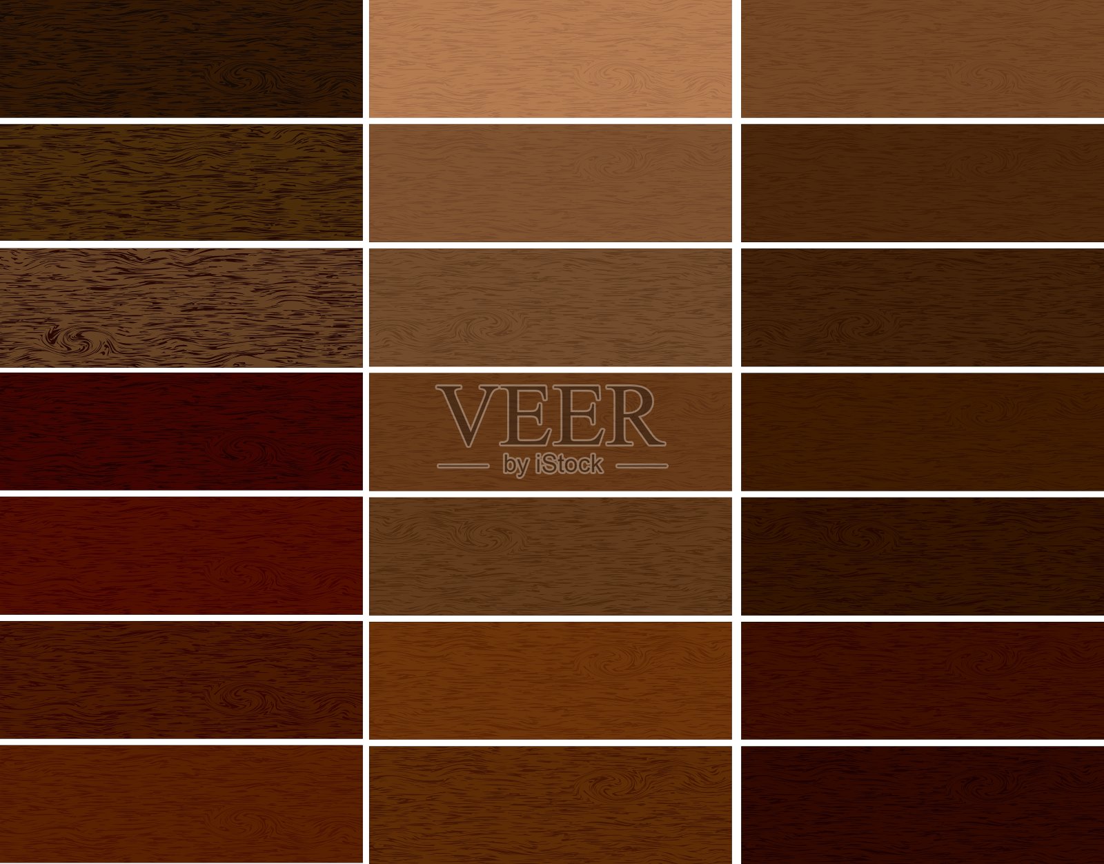 木质材料集插画图片素材