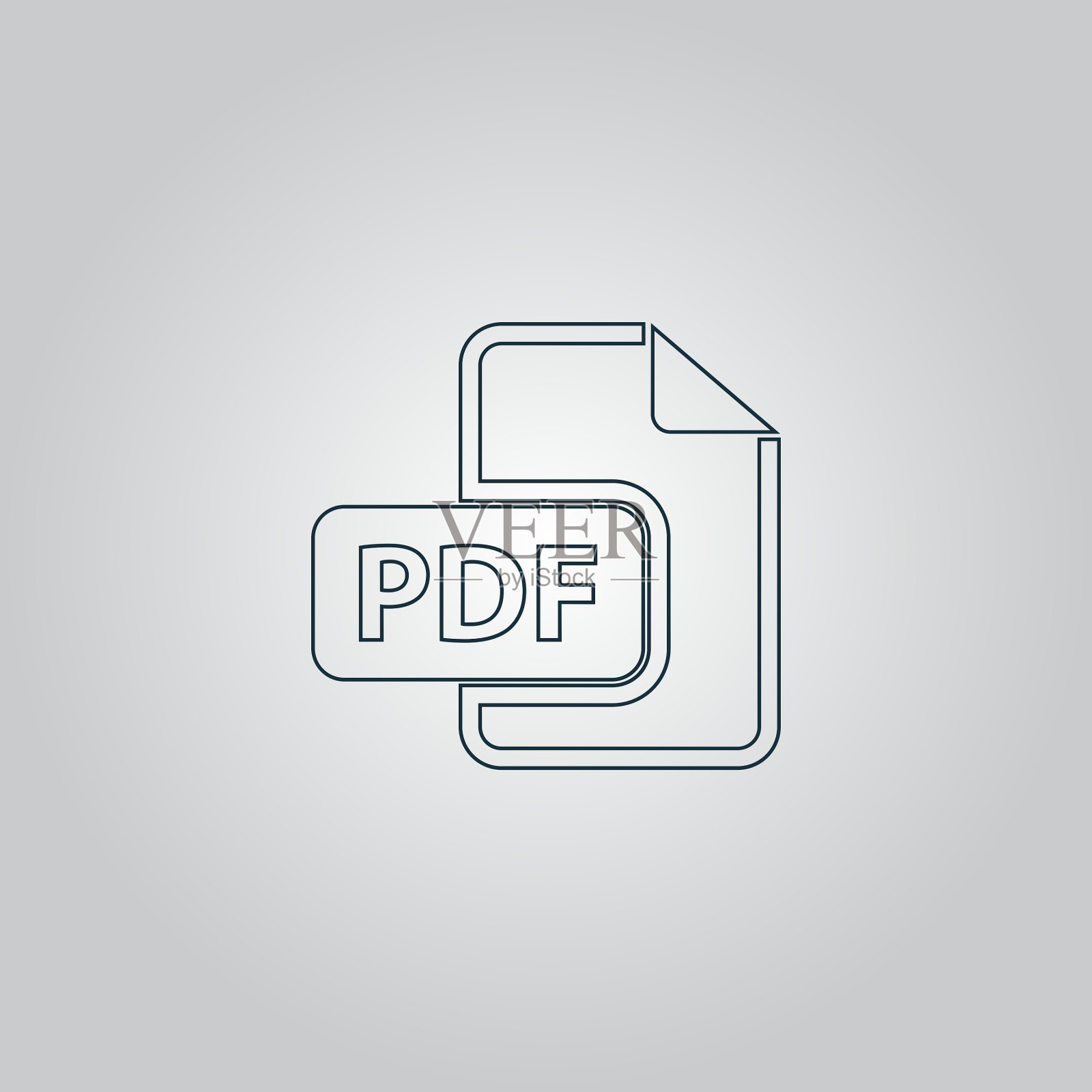 pdf图标插画图片素材