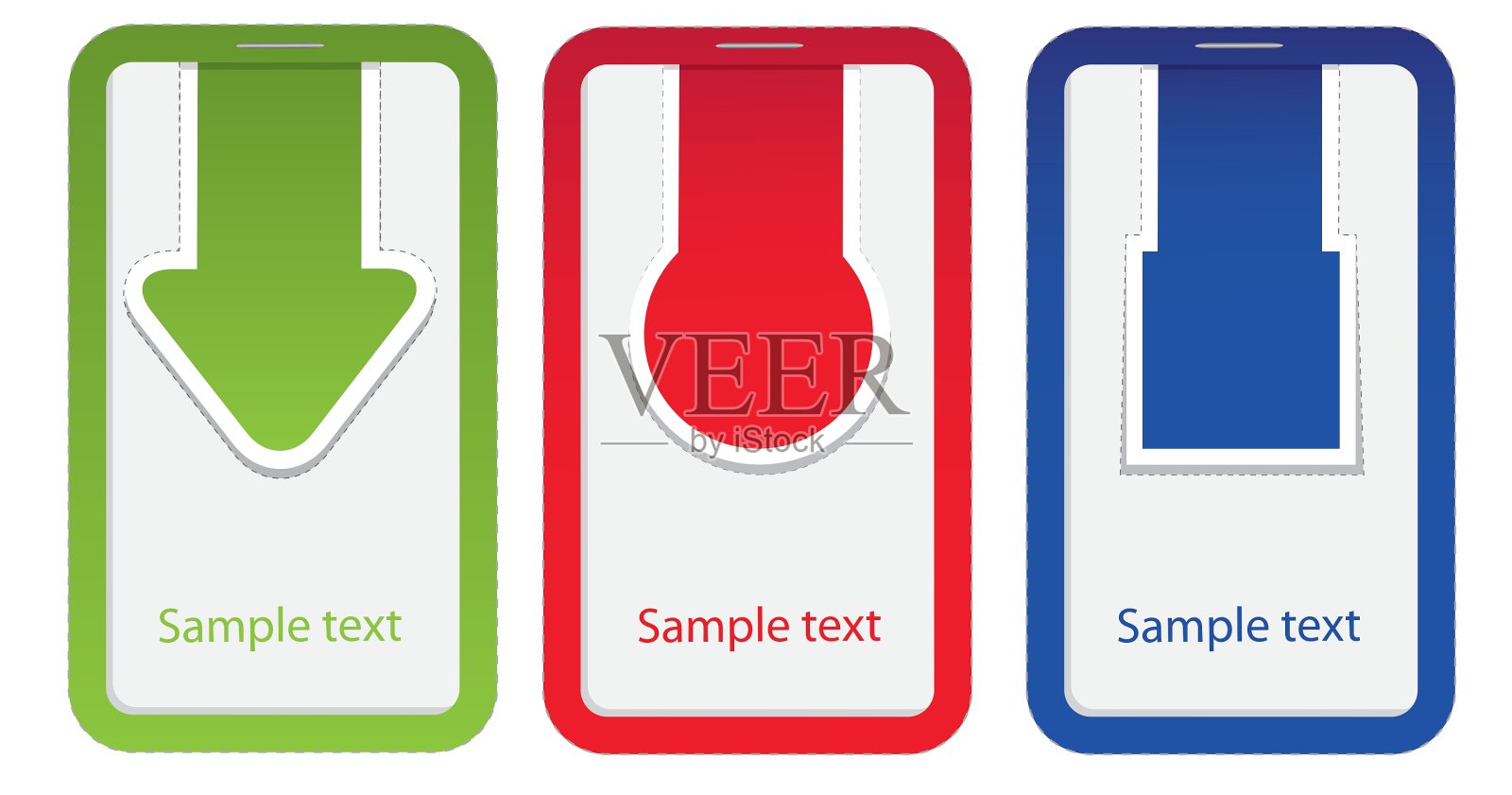 标签标签箭头集图标素材