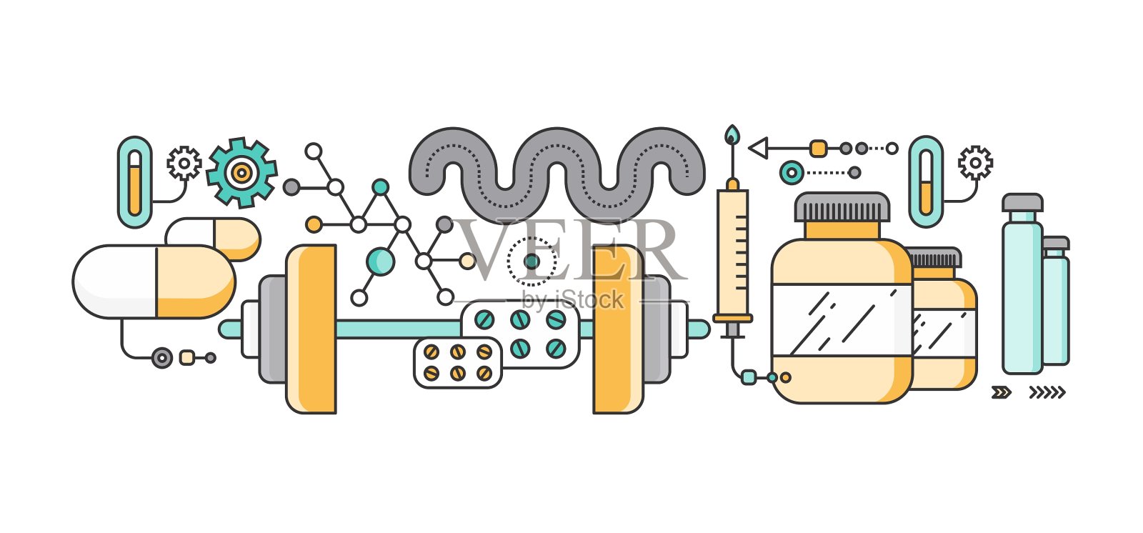 人体医学概念研究设计元素图片