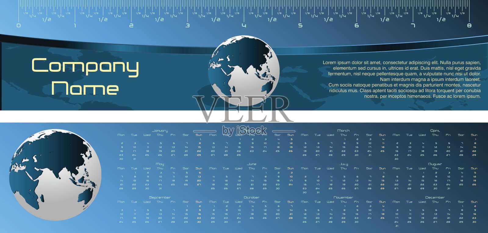 书签的统治者插画图片素材