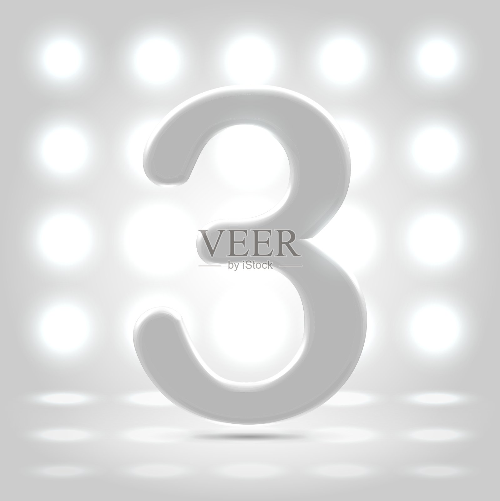 3超过背光背景插画图片素材