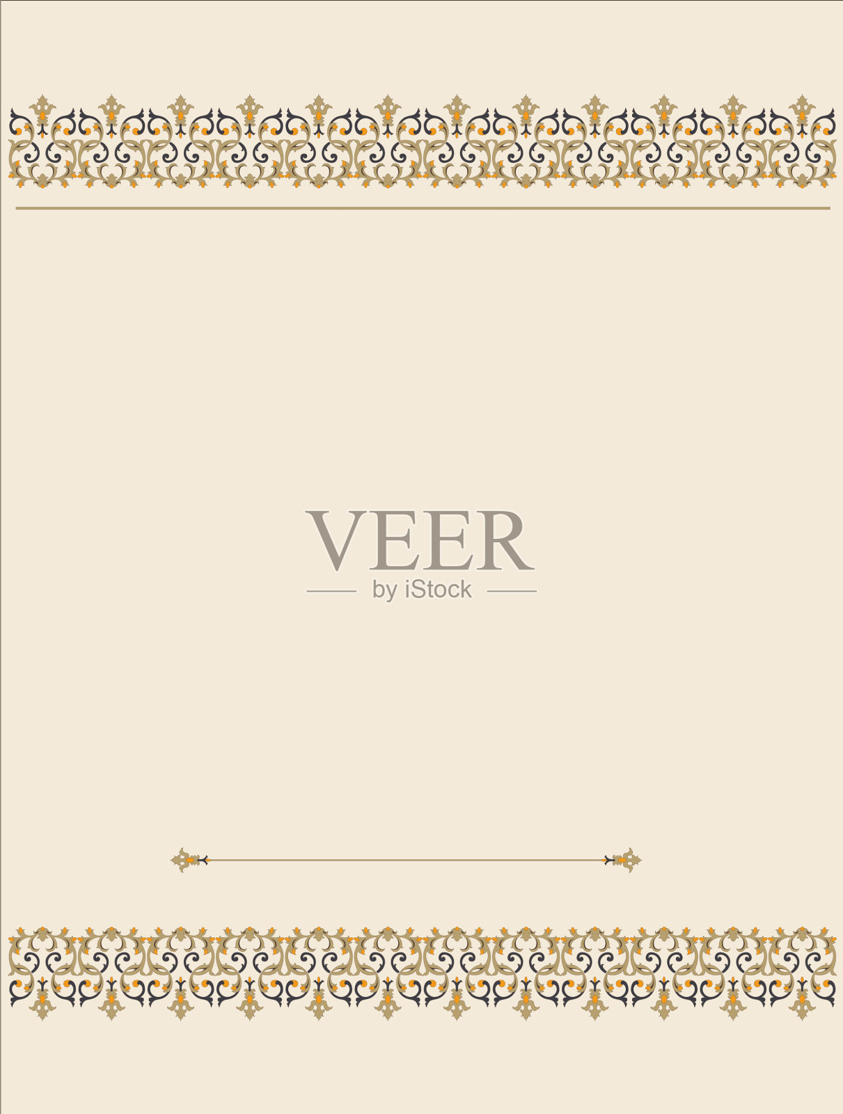 古董装饰插画图片素材