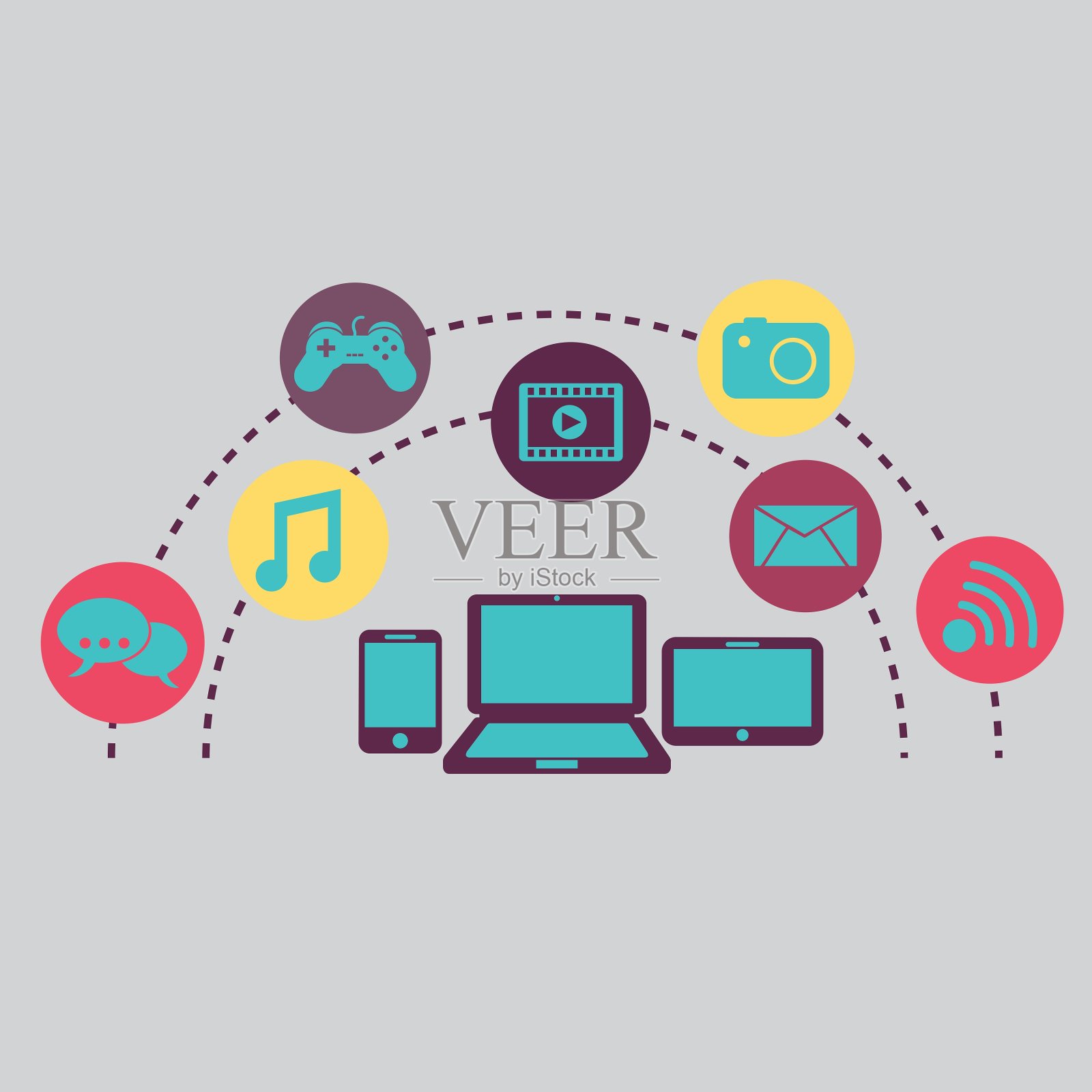 媒体设计图标素材