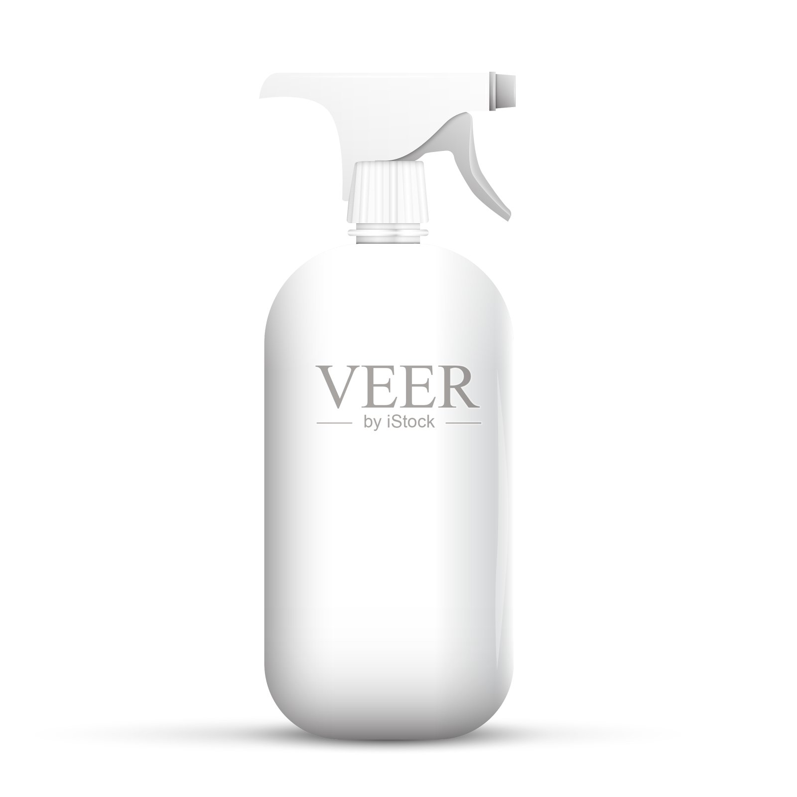 喷雾手枪清洁塑料圆形塑料瓶设计元素图片