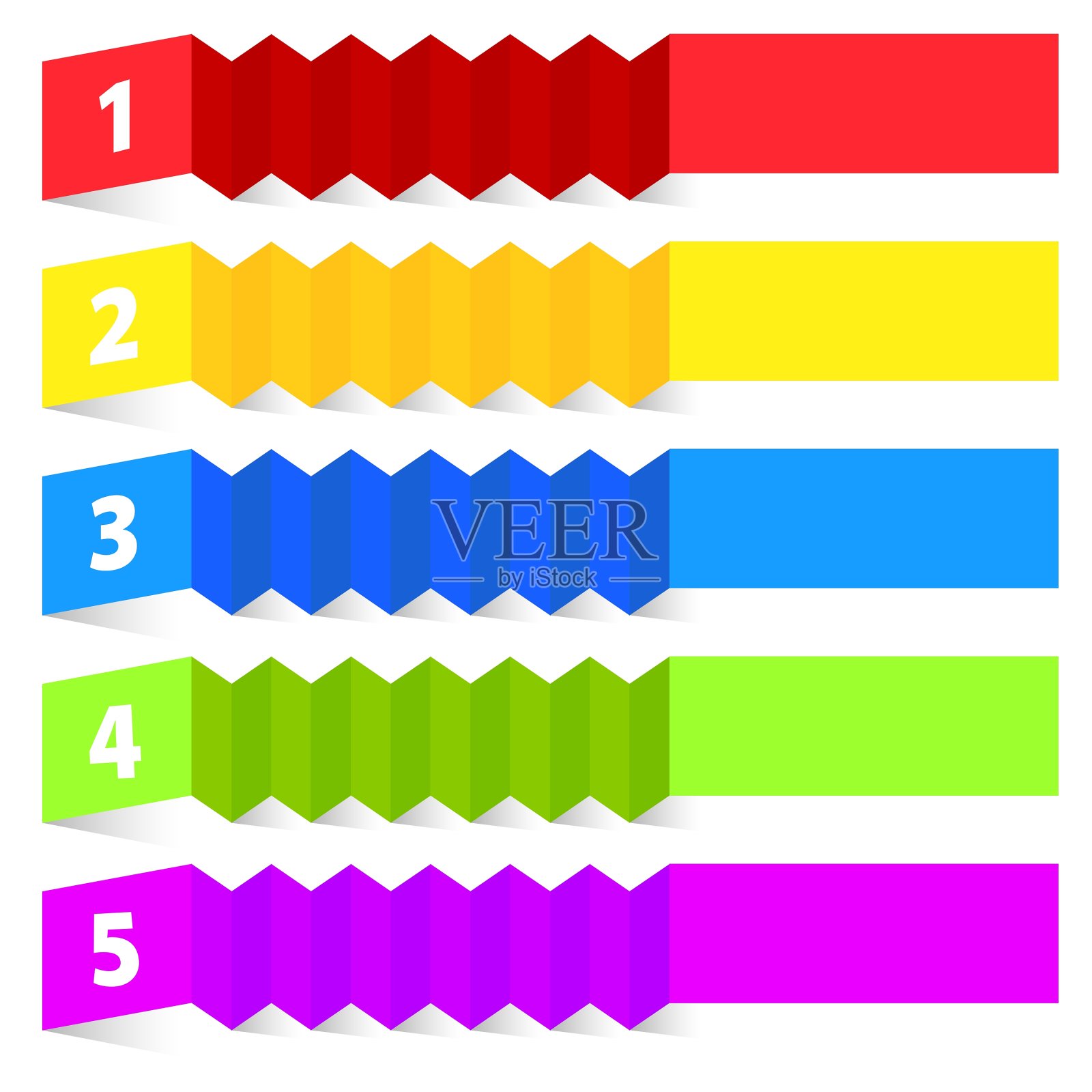 彩色标签插画图片素材