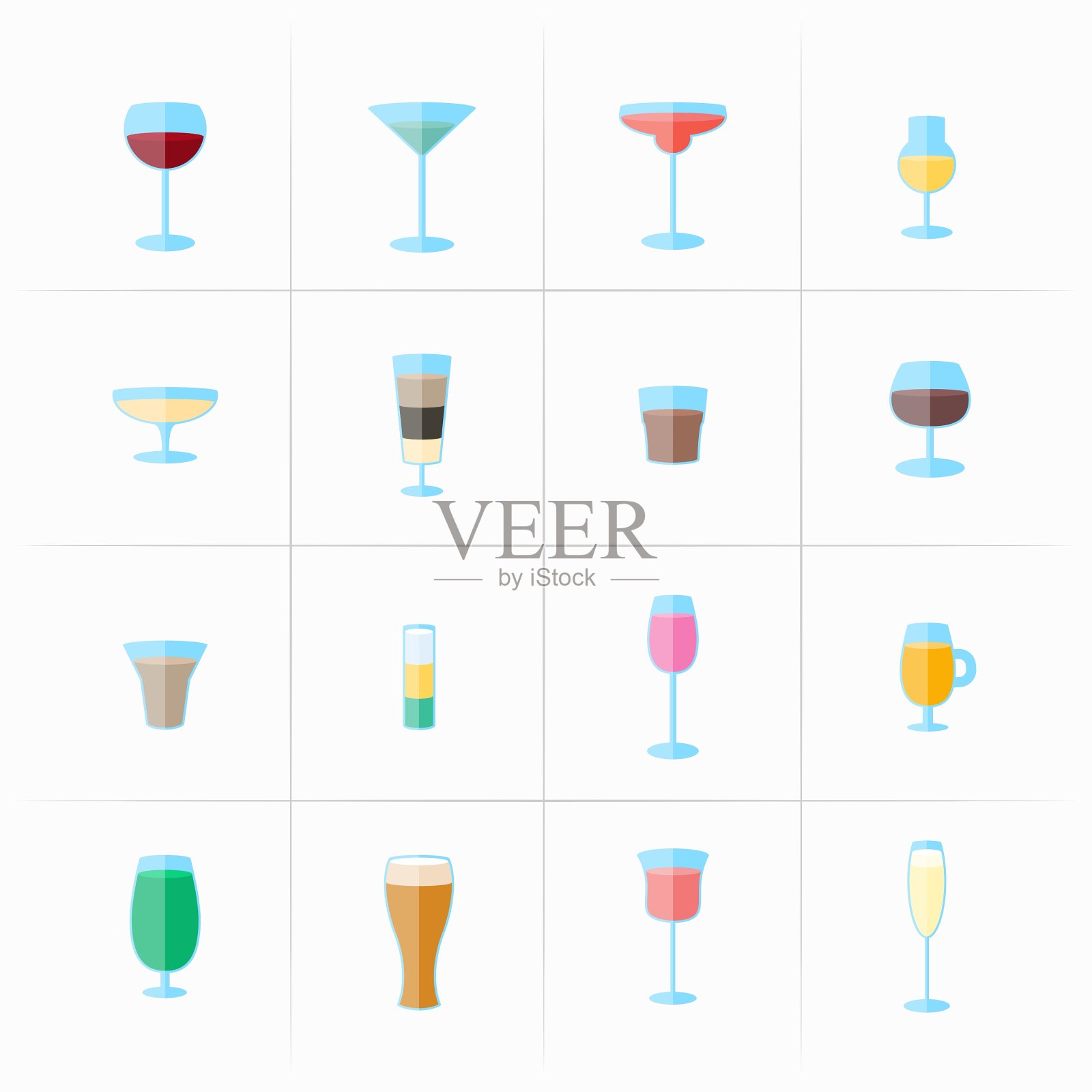 喝玻璃图标图标素材