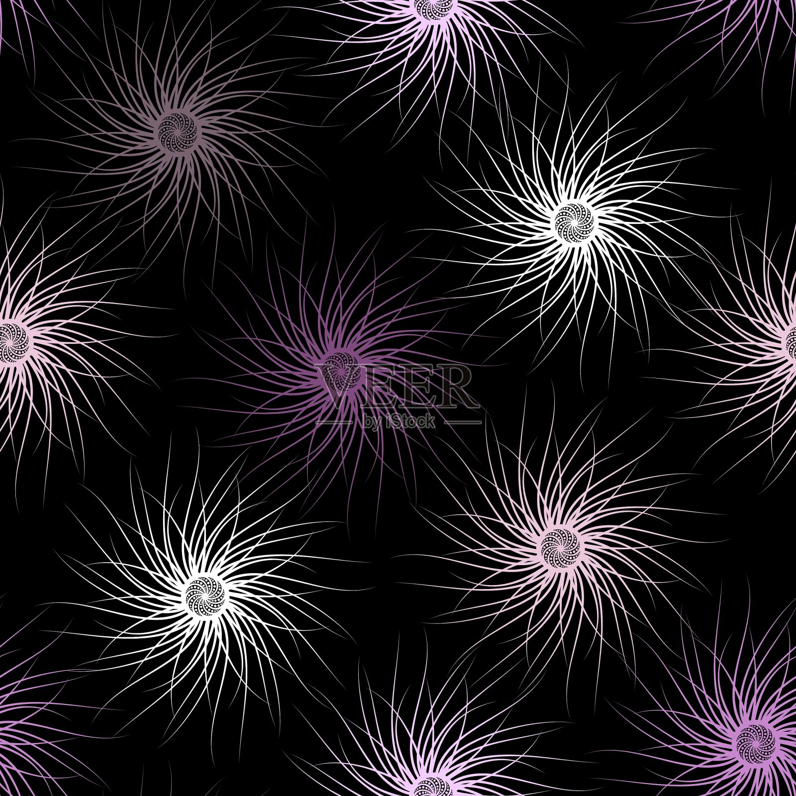 无缝的华丽的模式插画图片素材