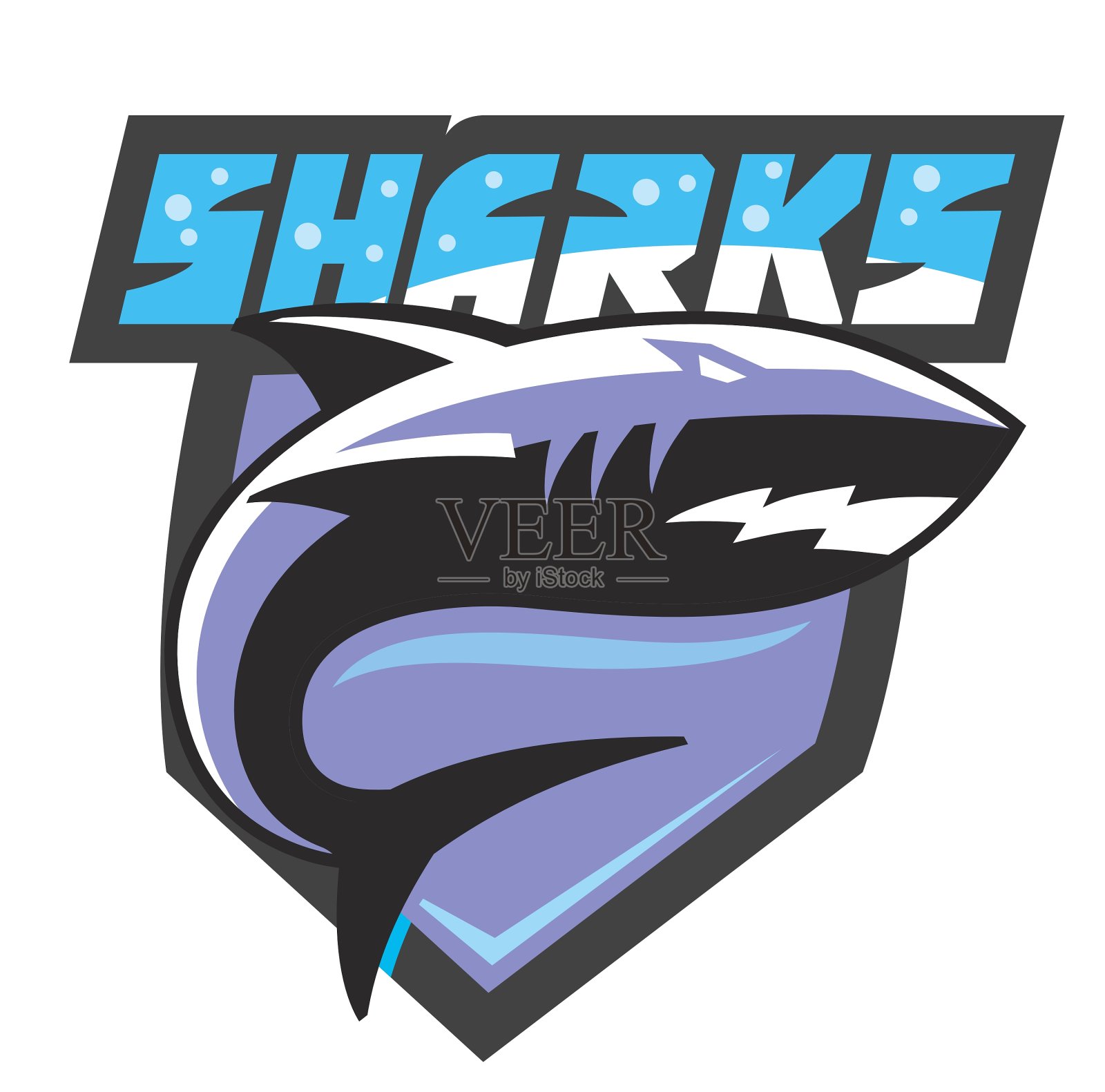 颜色鲨鱼图标设计元素图片