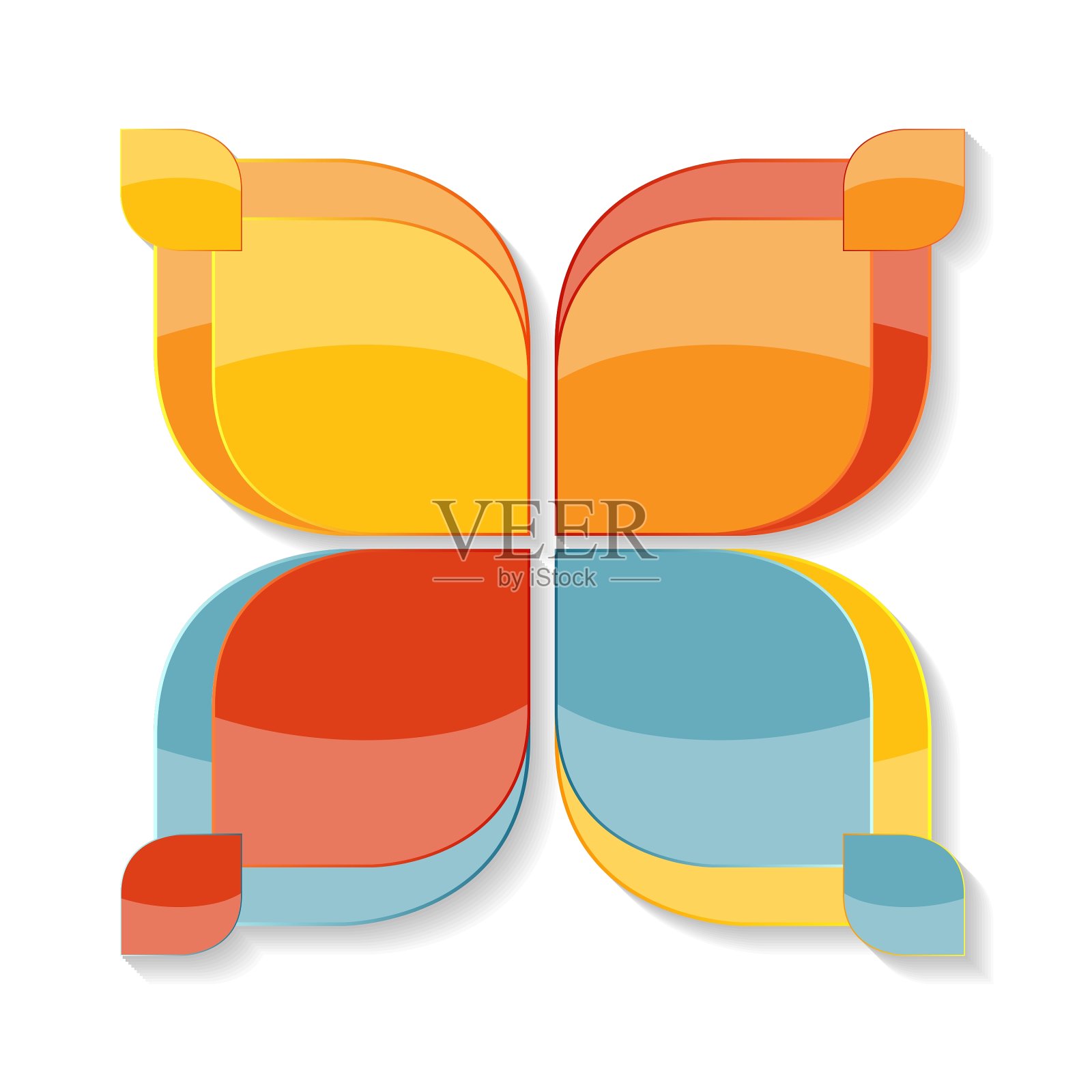 商业信息图表模板设计元素图片