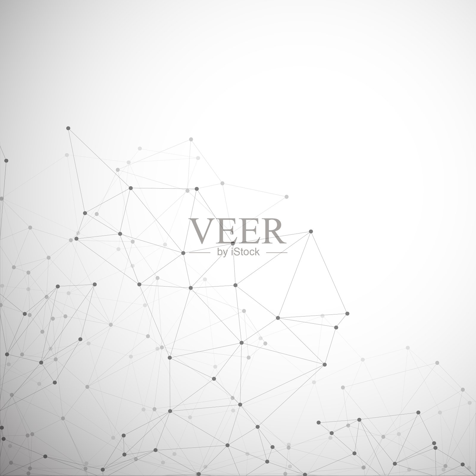 分子结构为灰色背景插画图片素材