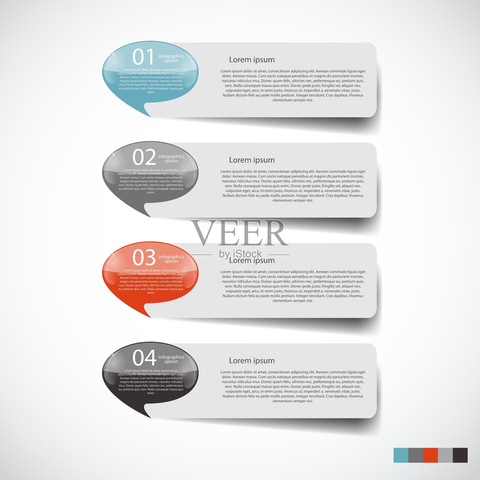 商业信息图表模板插画图片素材