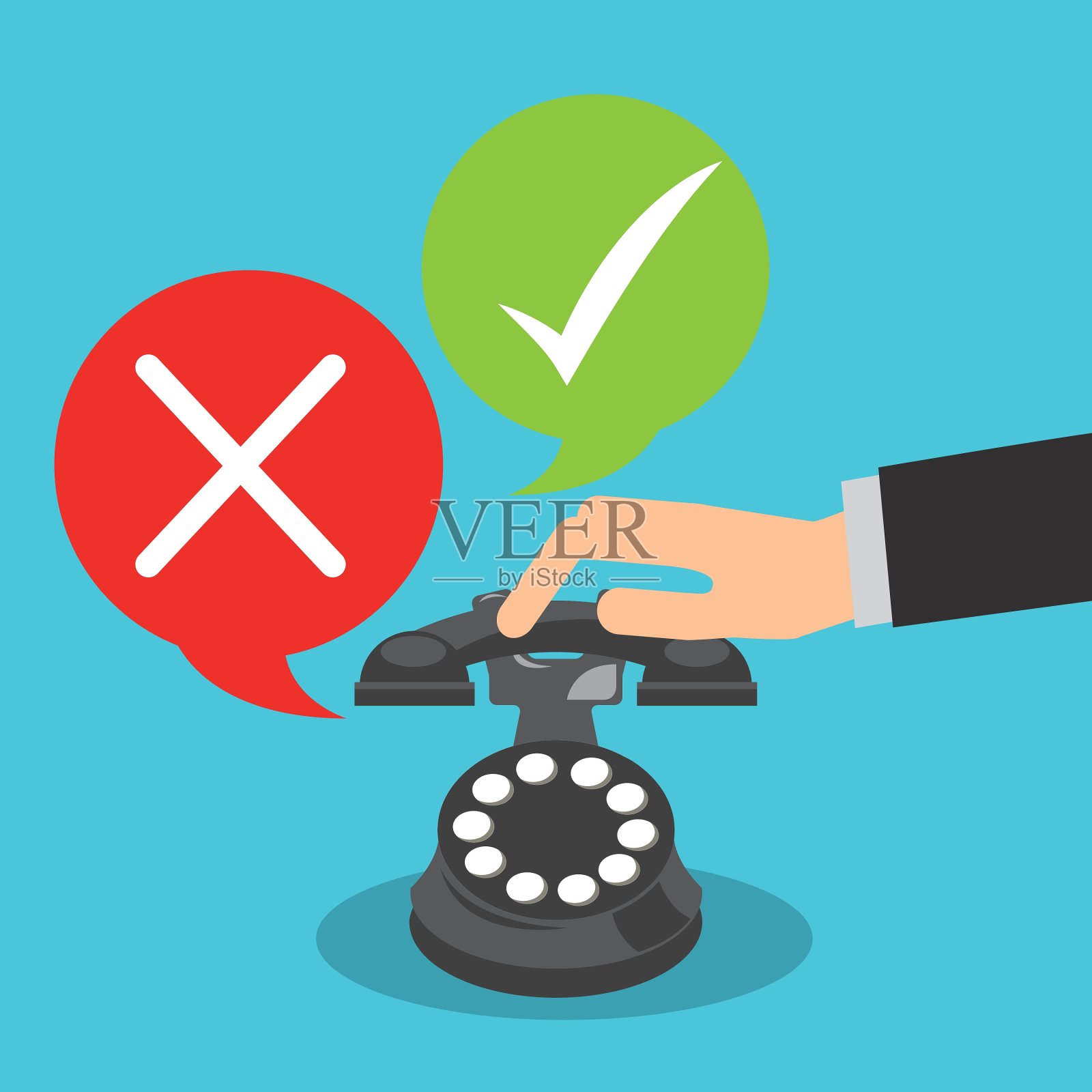 客户服务插画图片素材