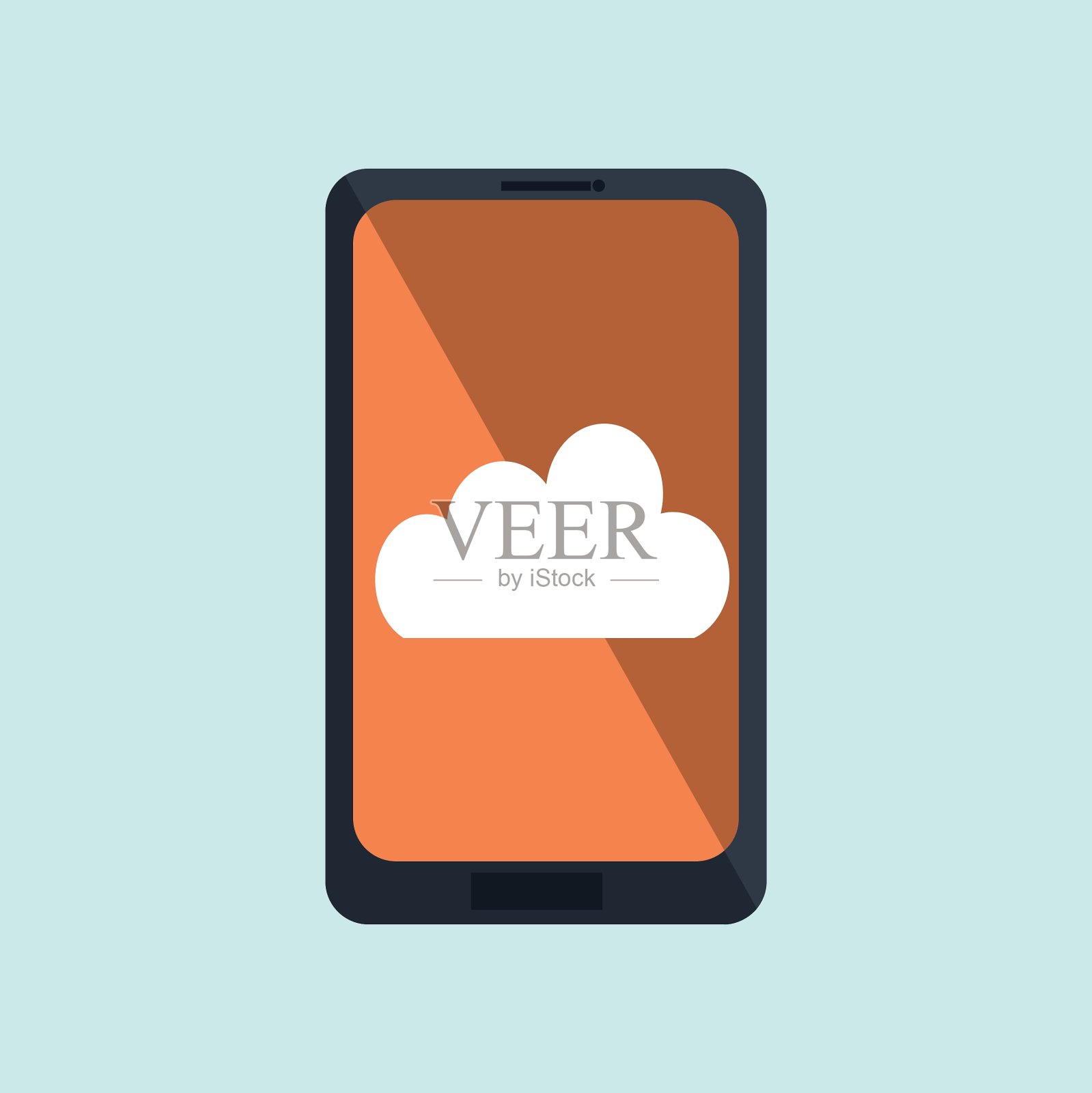 智能手机业务设计插画图片素材