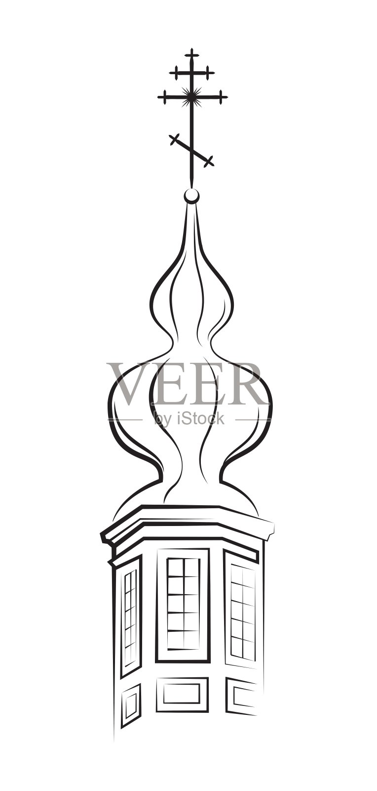 教堂的圆顶设计元素图片