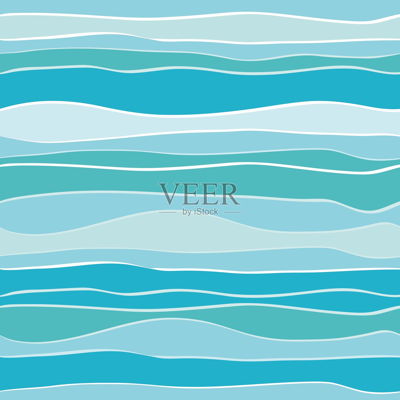 摘要波背景插画图片素材