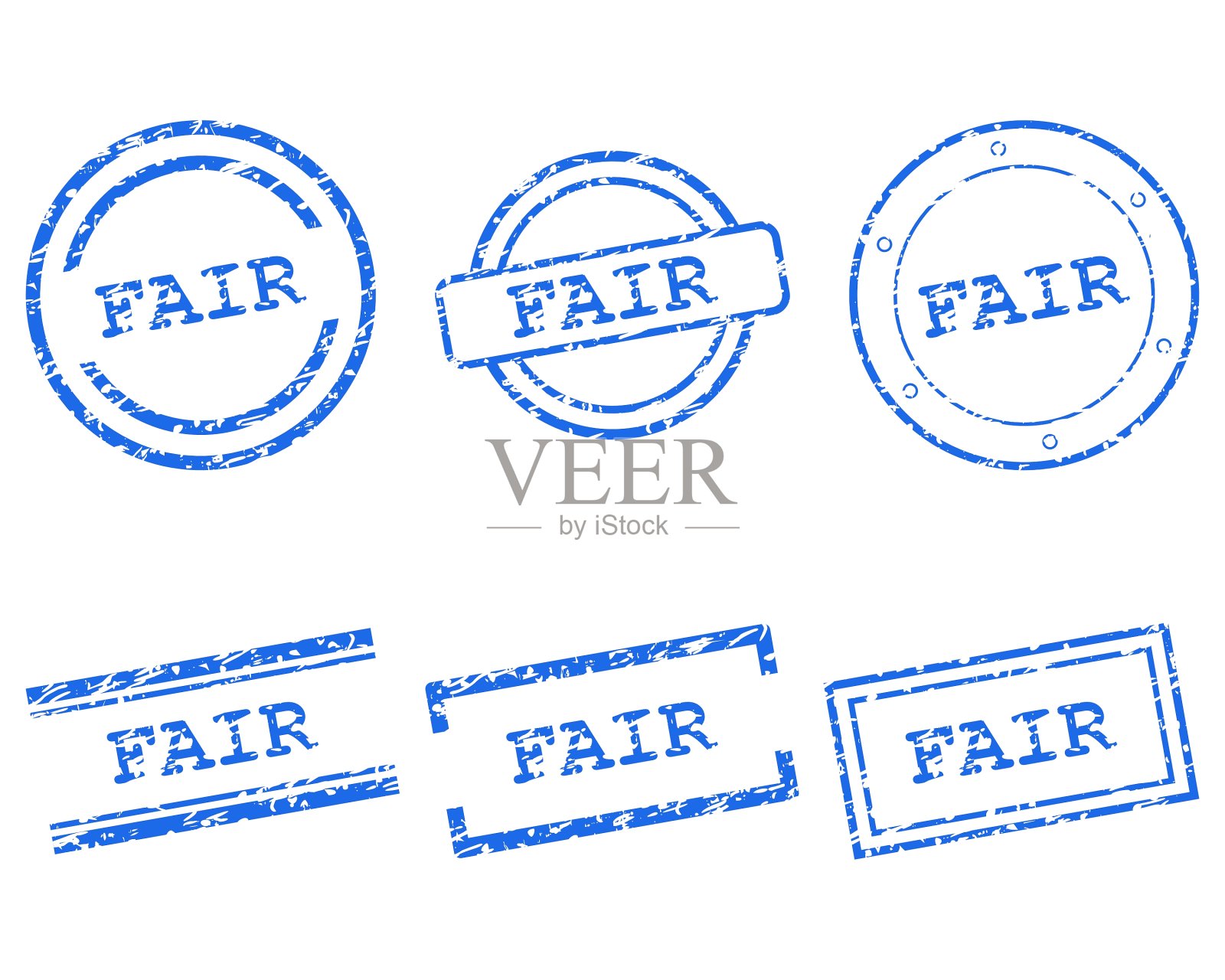 公平的邮票插画图片素材