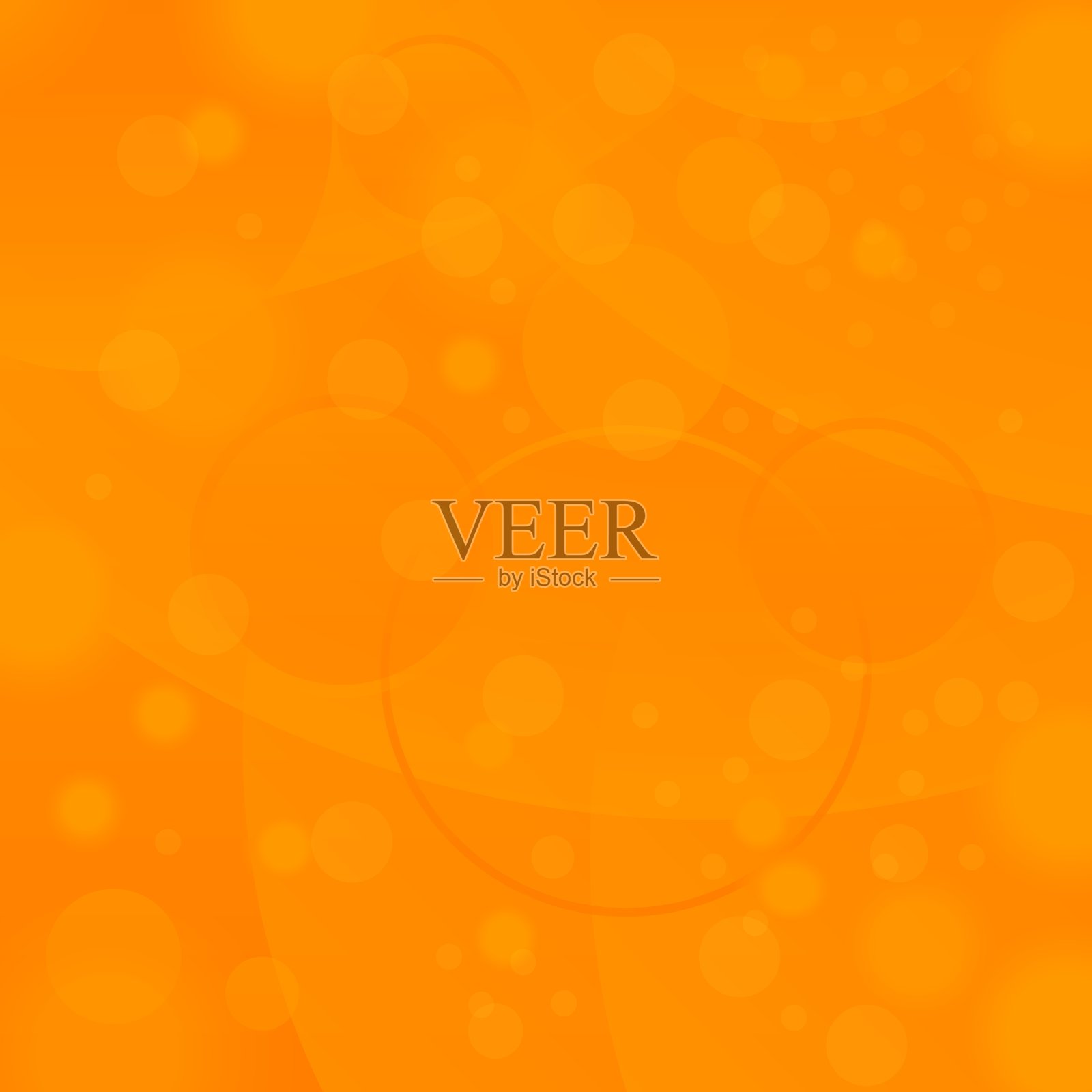 橙色背景插画图片素材