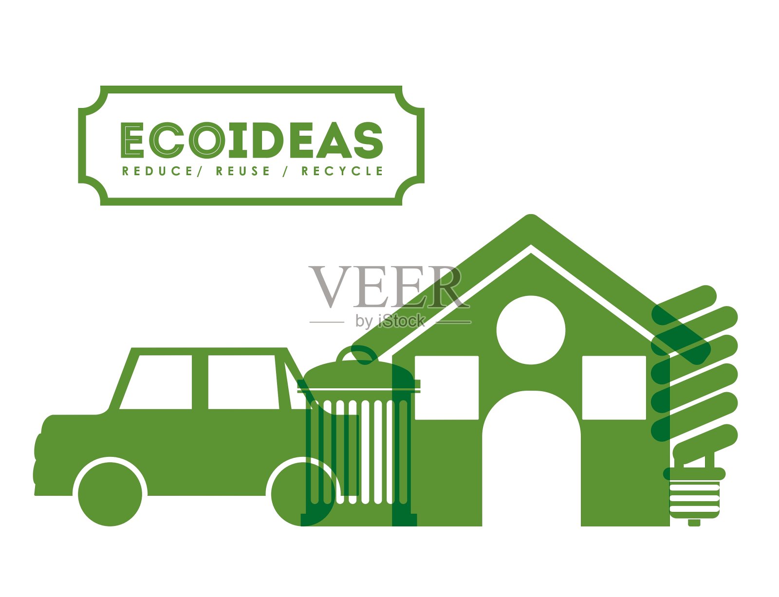 生态设计插画图片素材