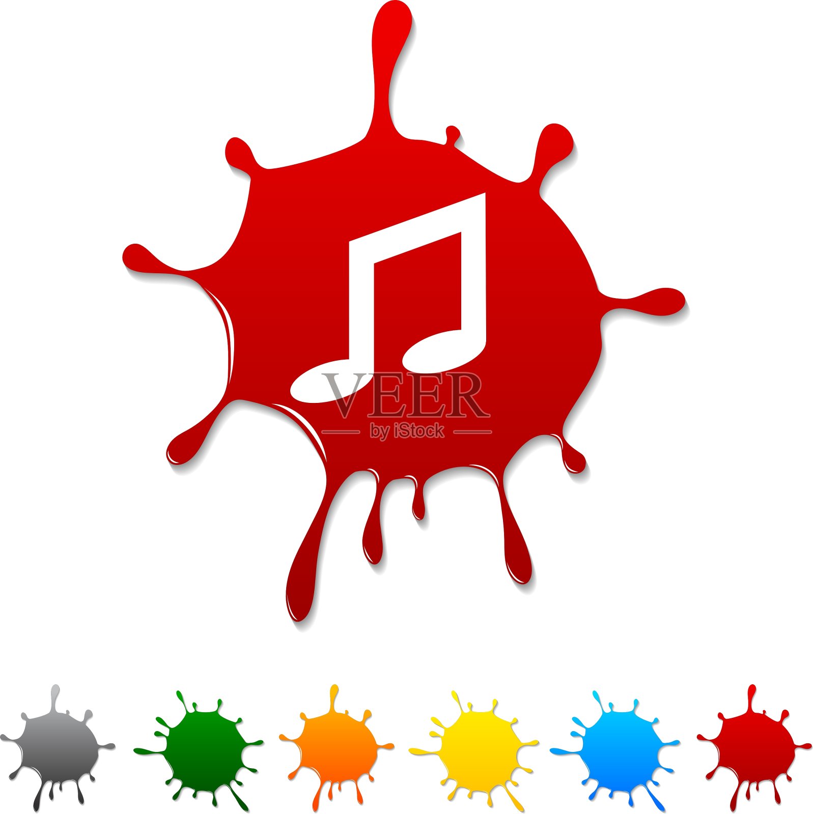 blot音乐插画图片素材