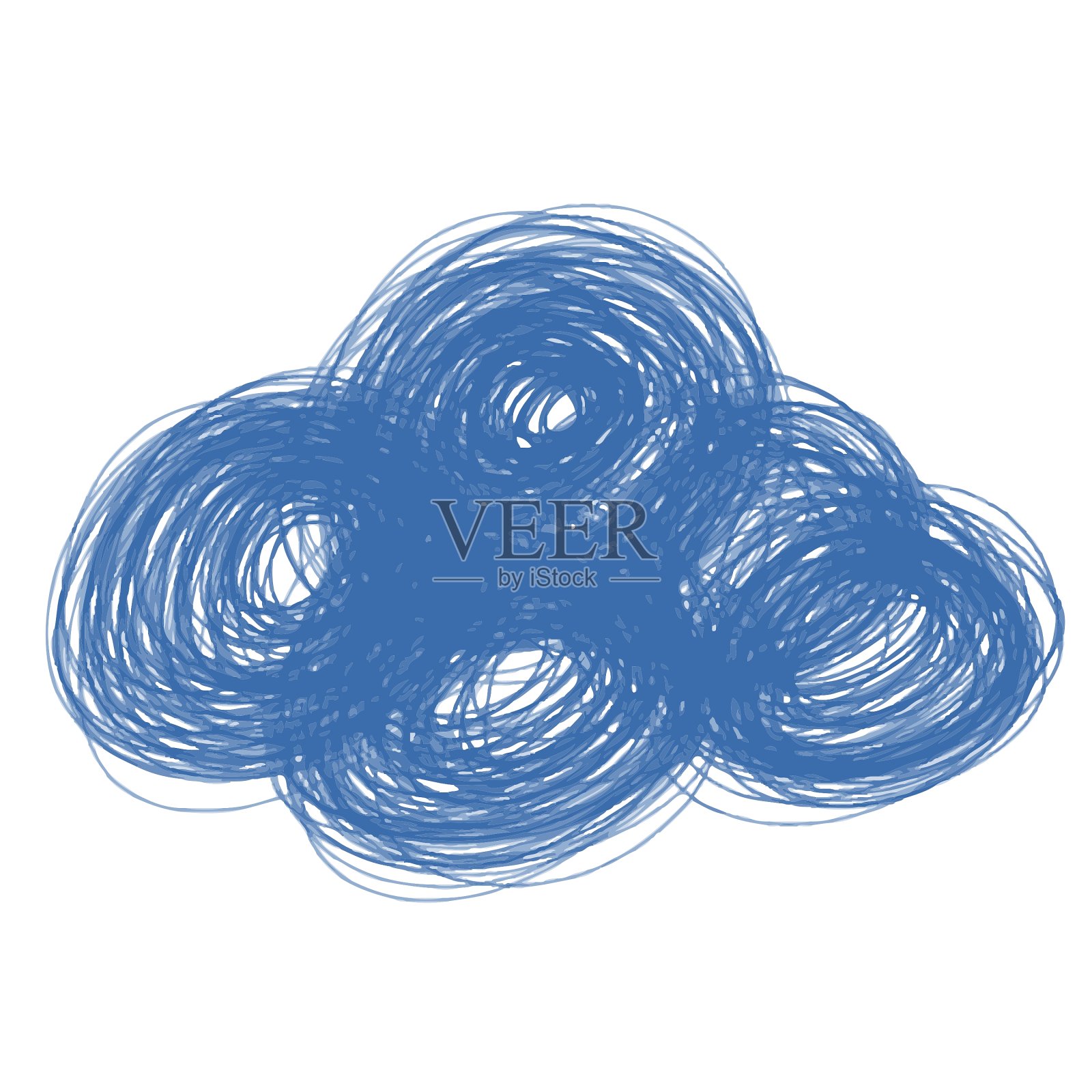 抽象的云设计元素图片