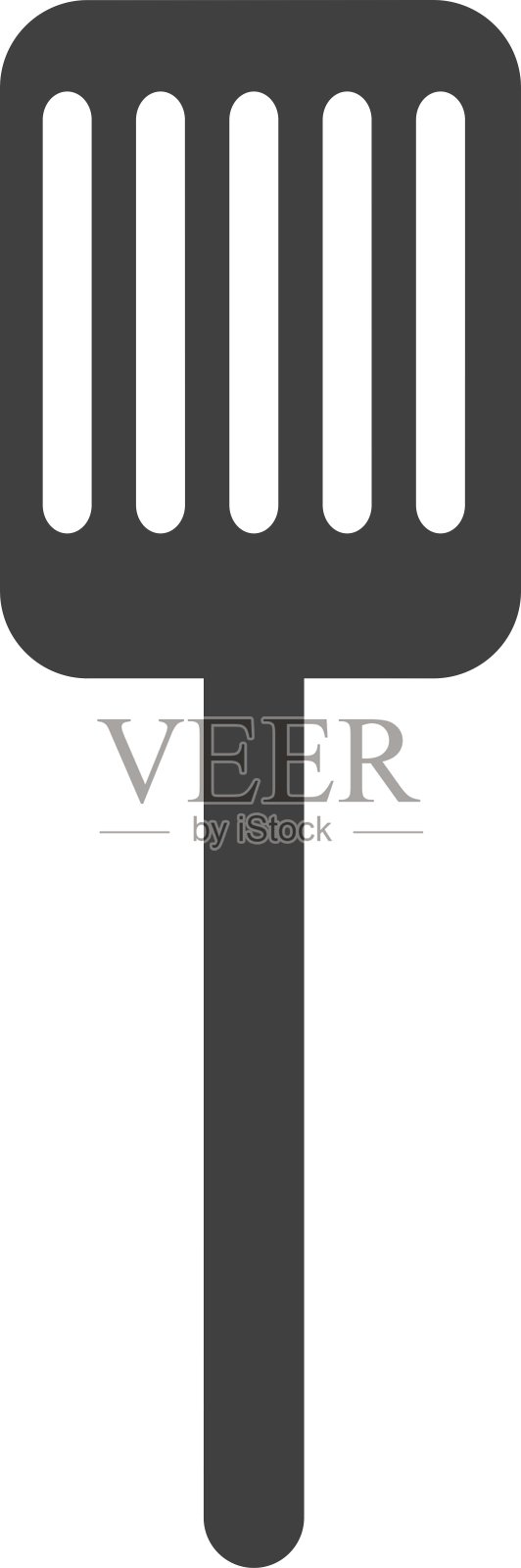 厨房抹刀孤立图标设计设计元素图片