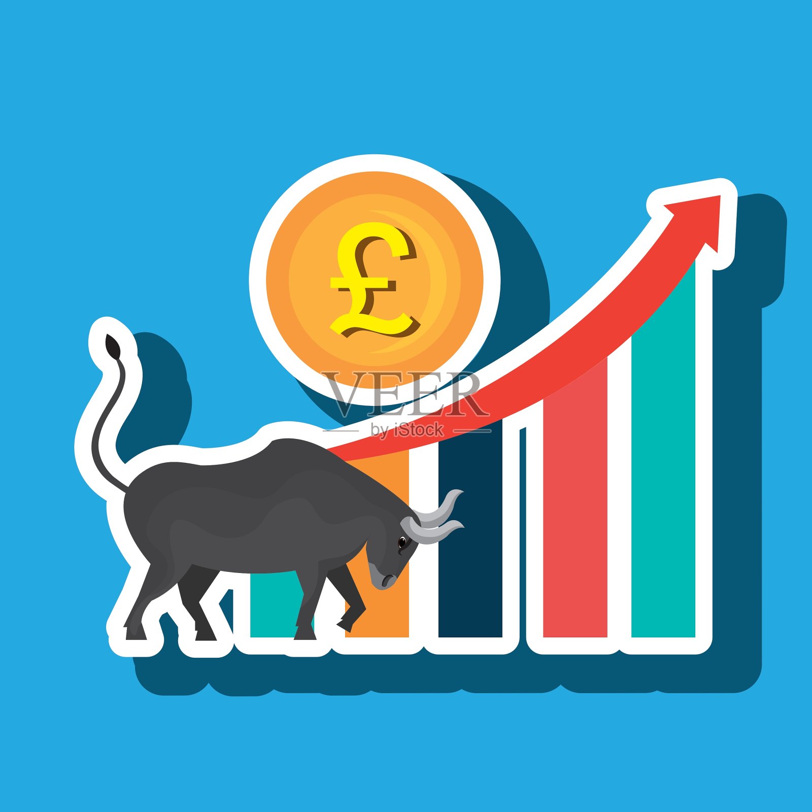 证券交易所设计插画图片素材