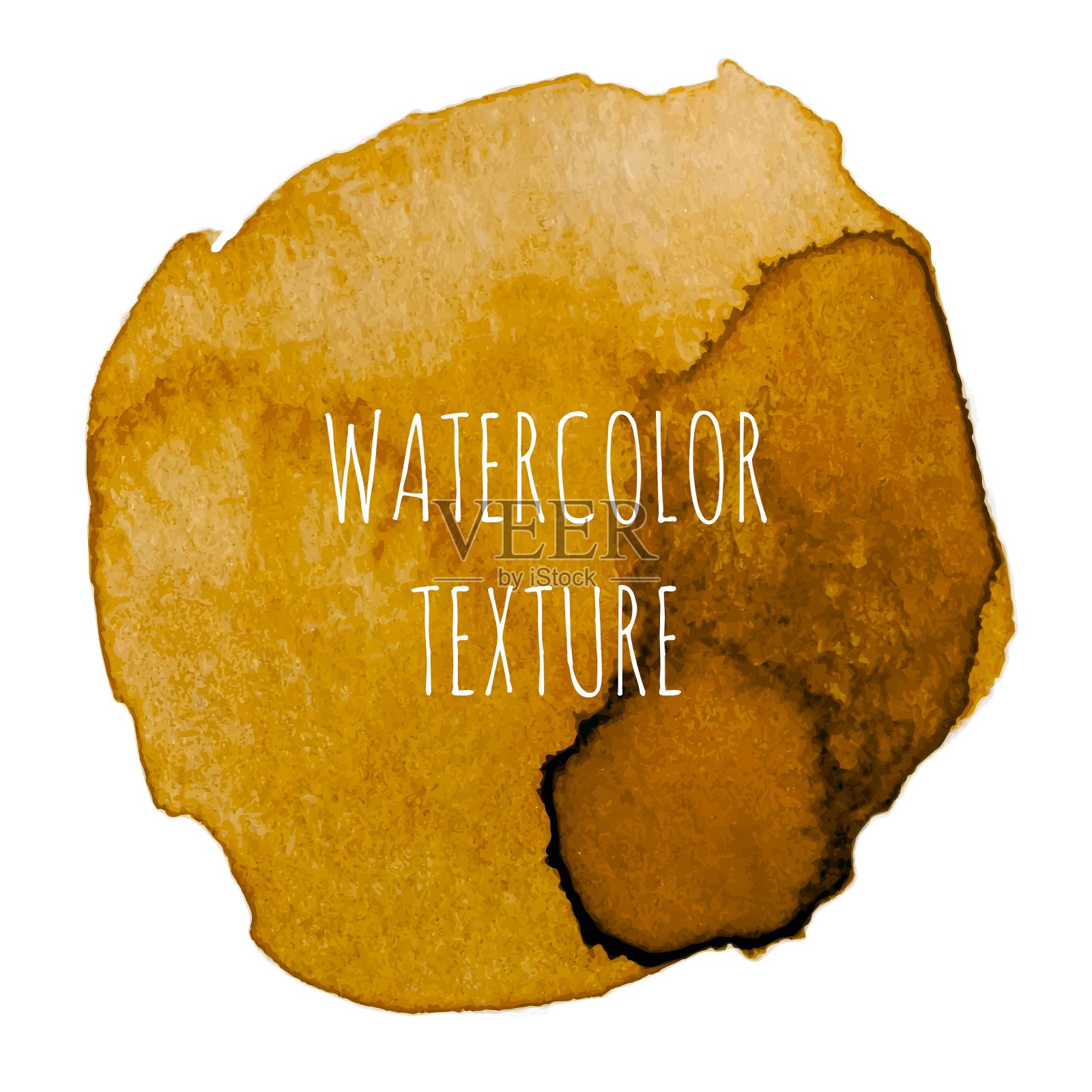 赭石水彩背景插画图片素材