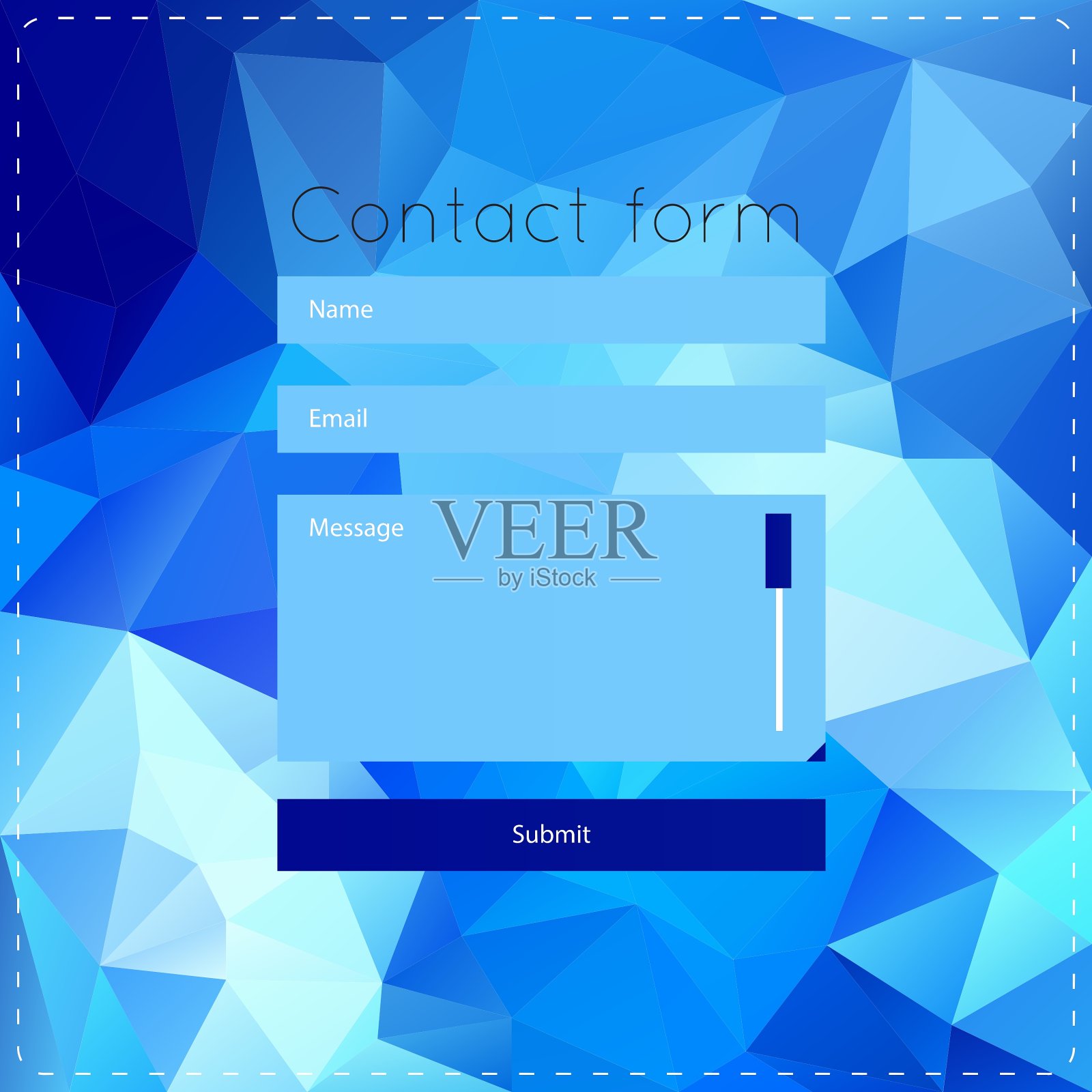 简单联系我们的形式模板插画图片素材