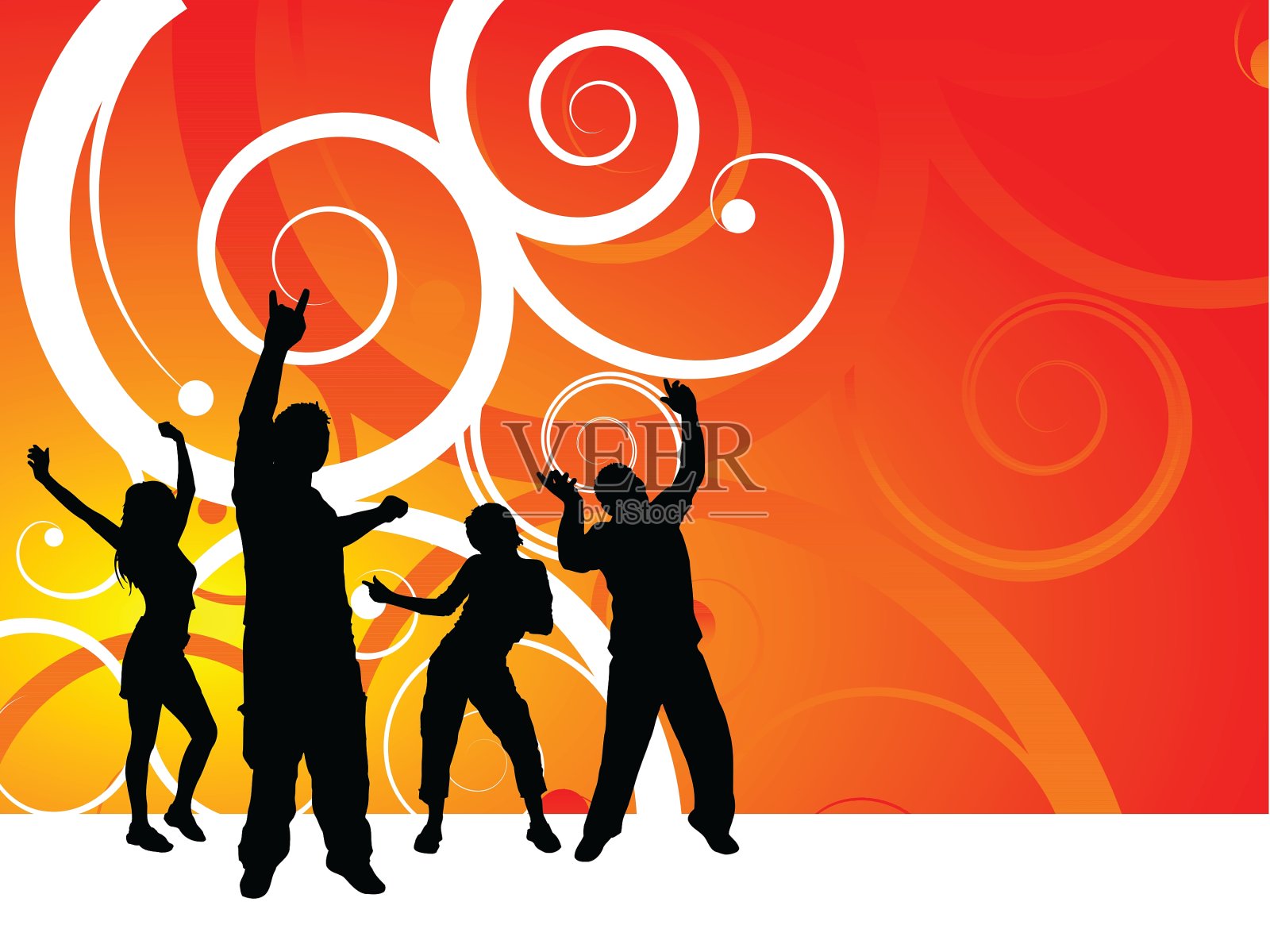 派对的人插画图片素材