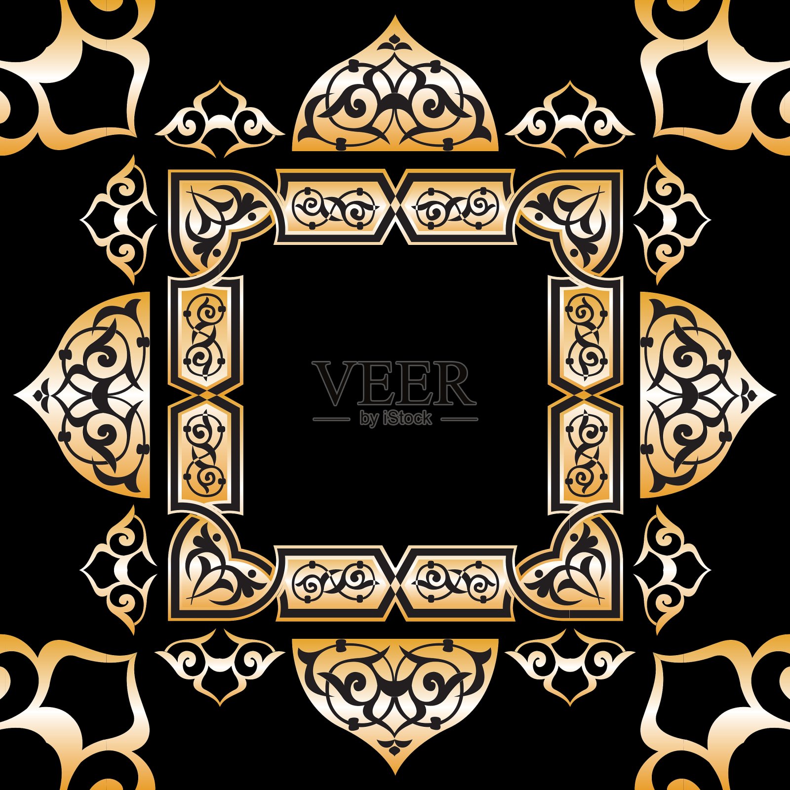 花卉广场插画图片素材